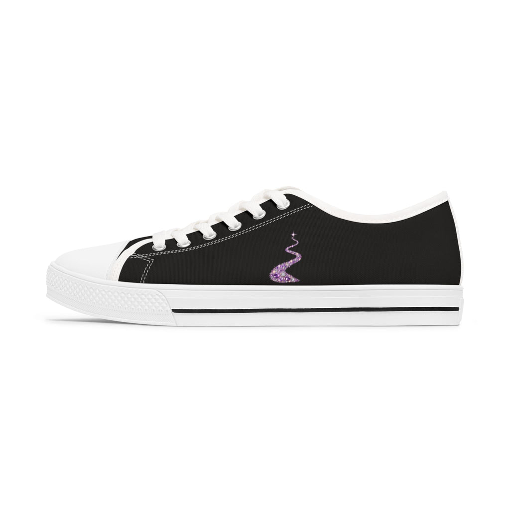 Rhinestone Butterfly Women’s Canvas Sneakers