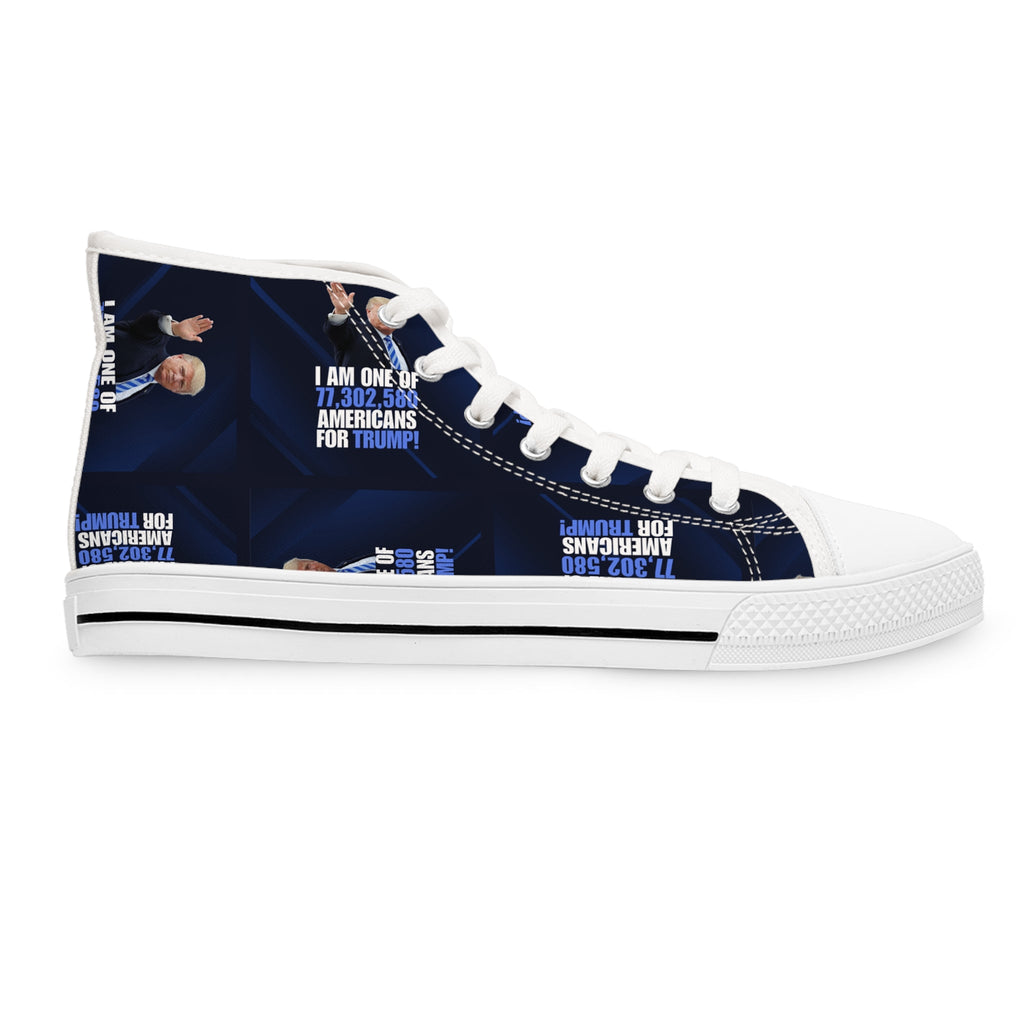 Women's High Top Sneakers - American for Trump Printify