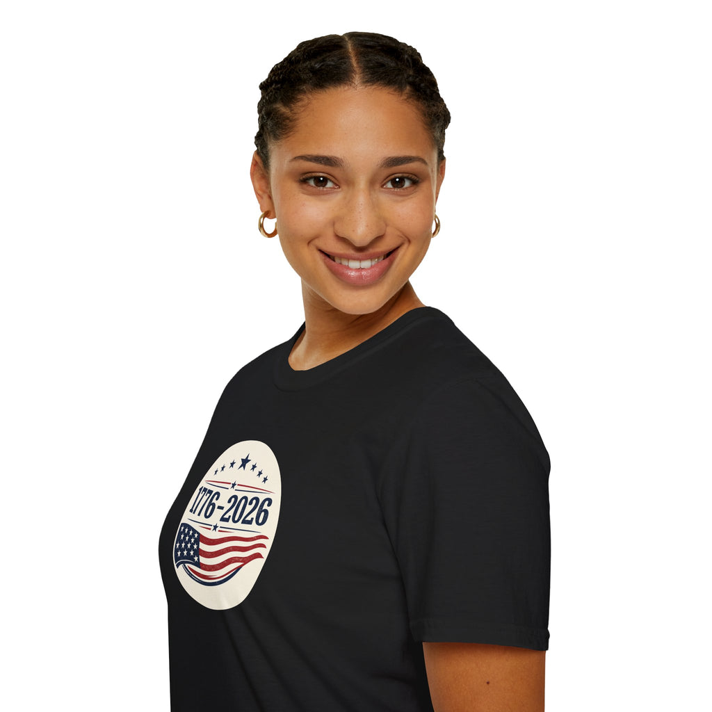 1776–2026 Patriotic T-Shirt | Vintage Americana USA Anniversary Tee