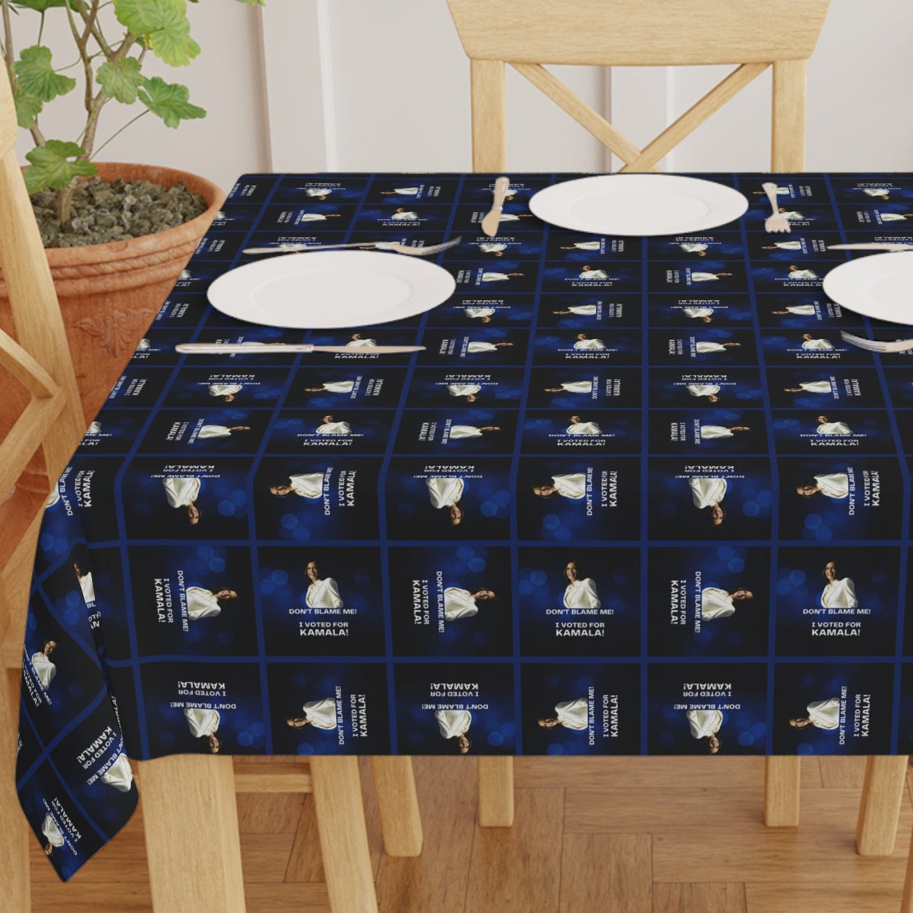 Don't Blame Me Voted for Kamala Tablecloth