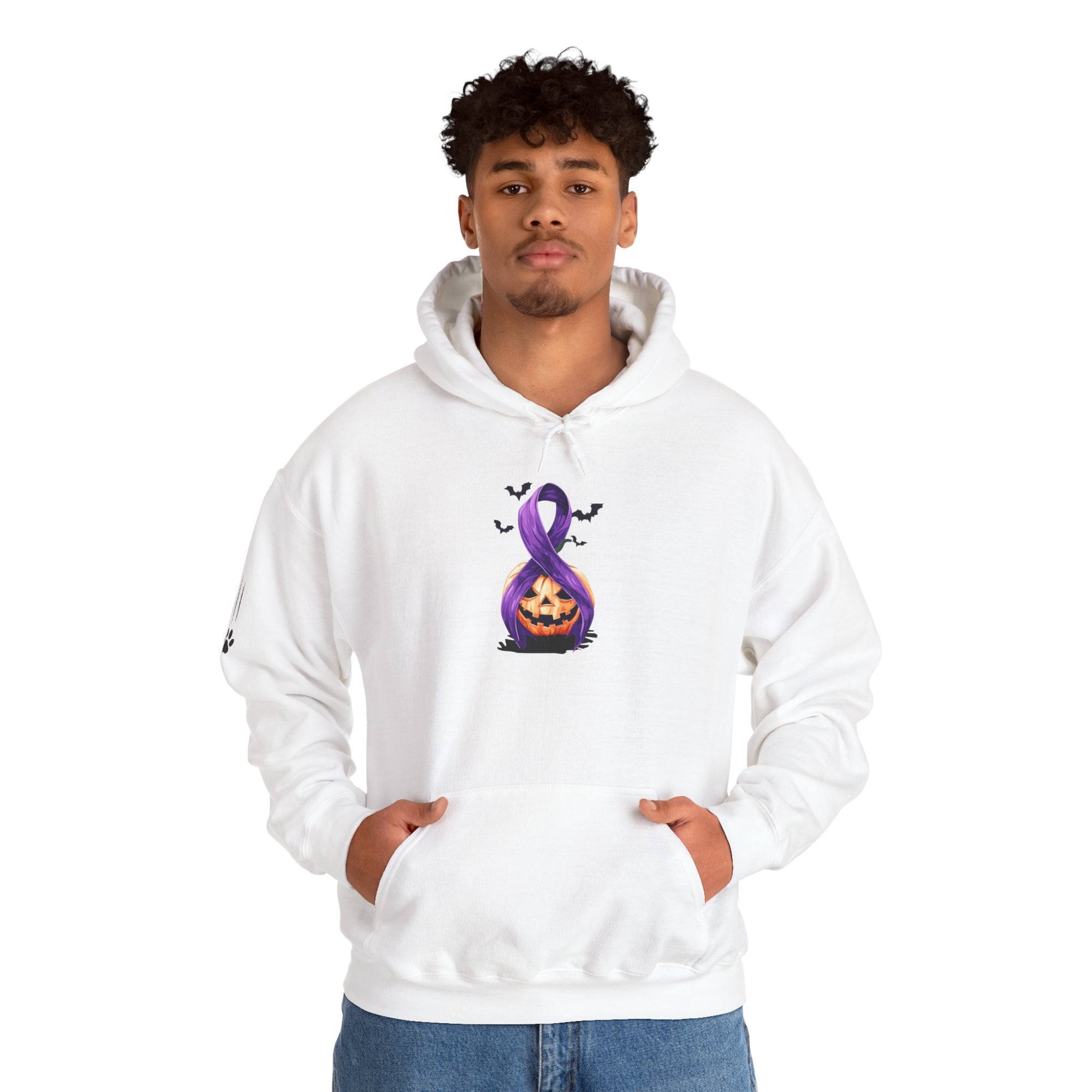 Pumpkins & Purple Ribbons Hoodie