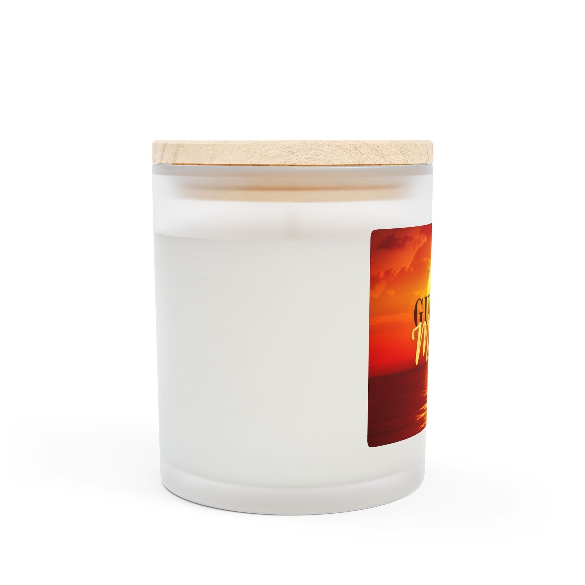 Sunset Gulf of Mexico 11oz Frosted Glass Candle - Sea Mineral Aroma Printify