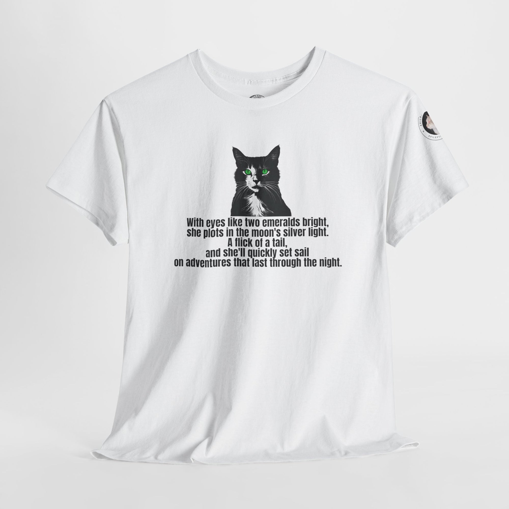 Emerald Eyed Mischief Unisex Heavy Cotton Tee