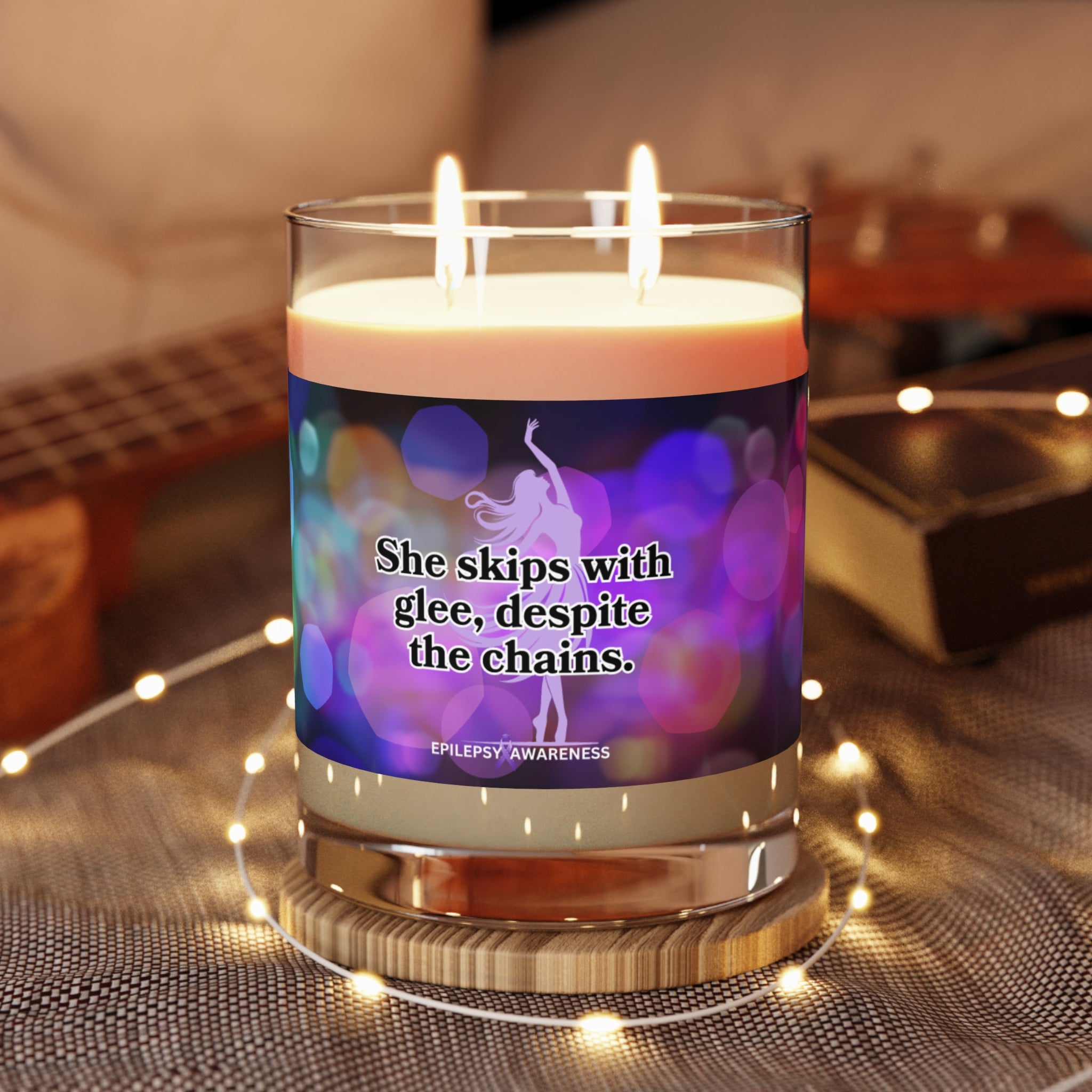 Skips with Glee Scented Candle - Full Glass, 11oz - EpiAl's Shop