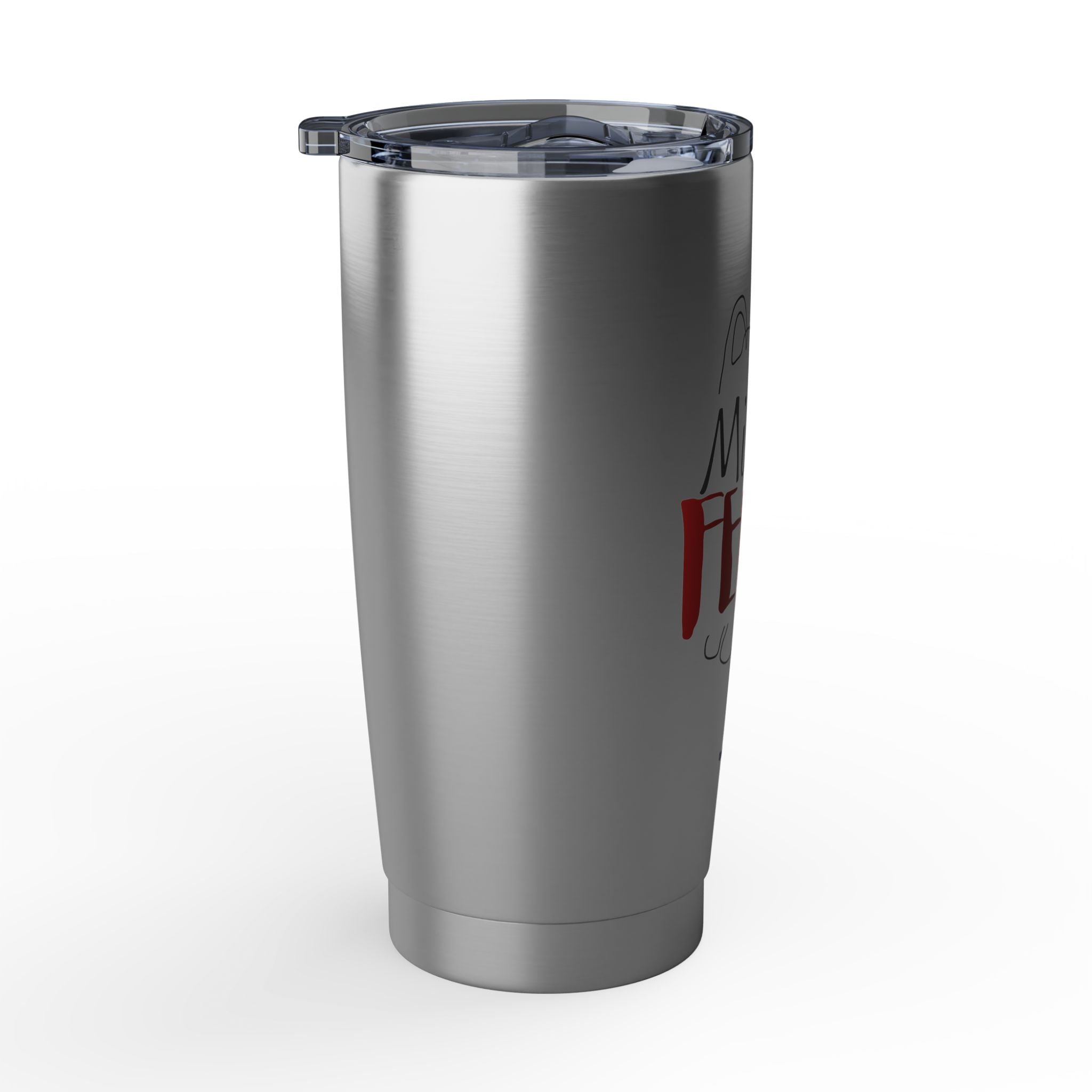 Mildly Feral 20oz Tumbler — Functioning, With Notes