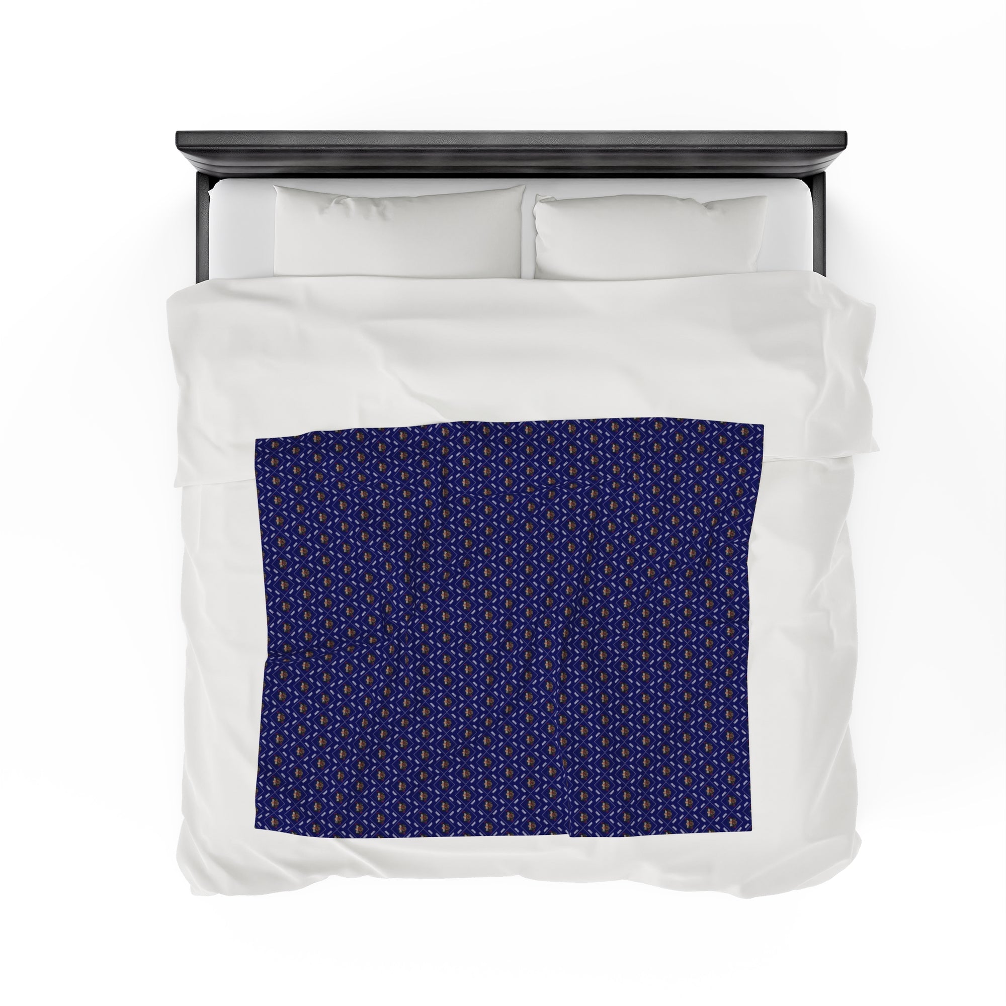 Trump Pattern Velveteen Plush Blanket