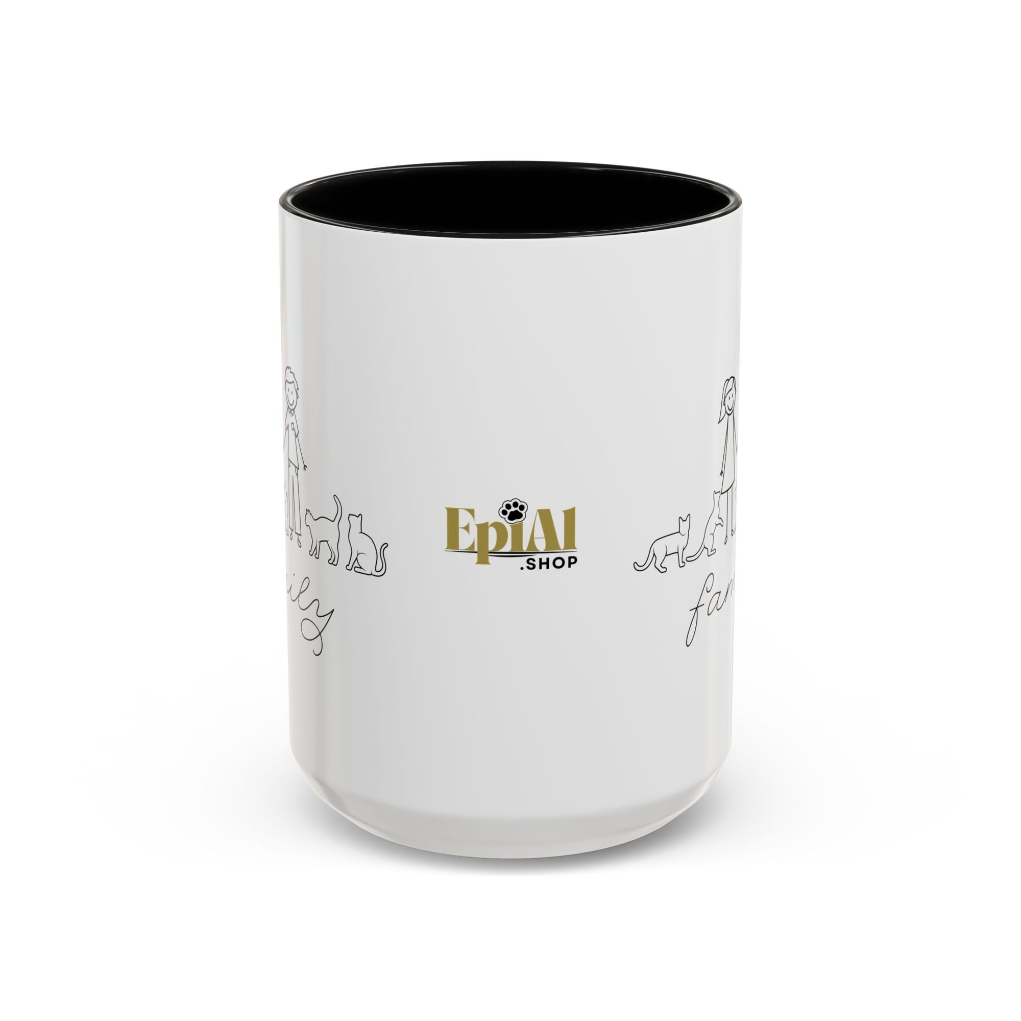 Family First Accent Coffee Mug