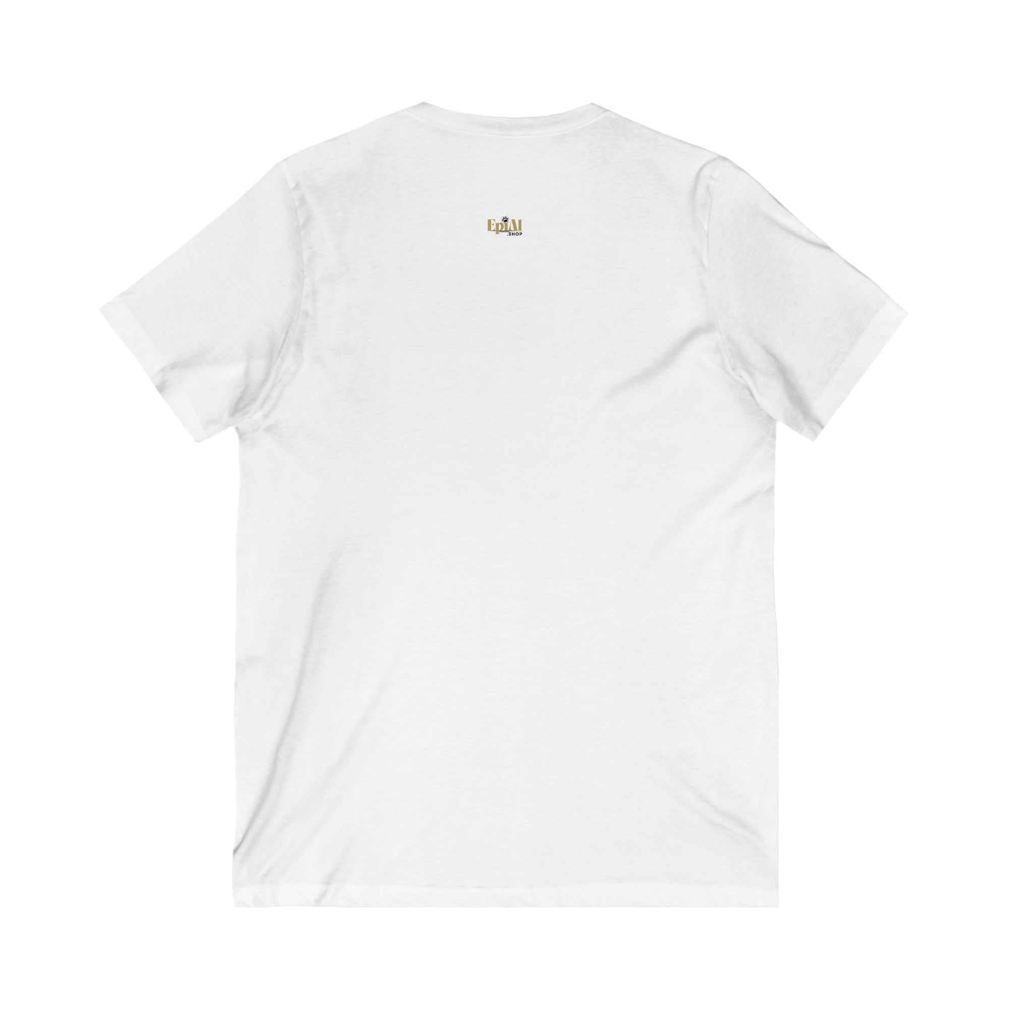 Playful Cat V-Neck Tee - Cute Cat Shirt