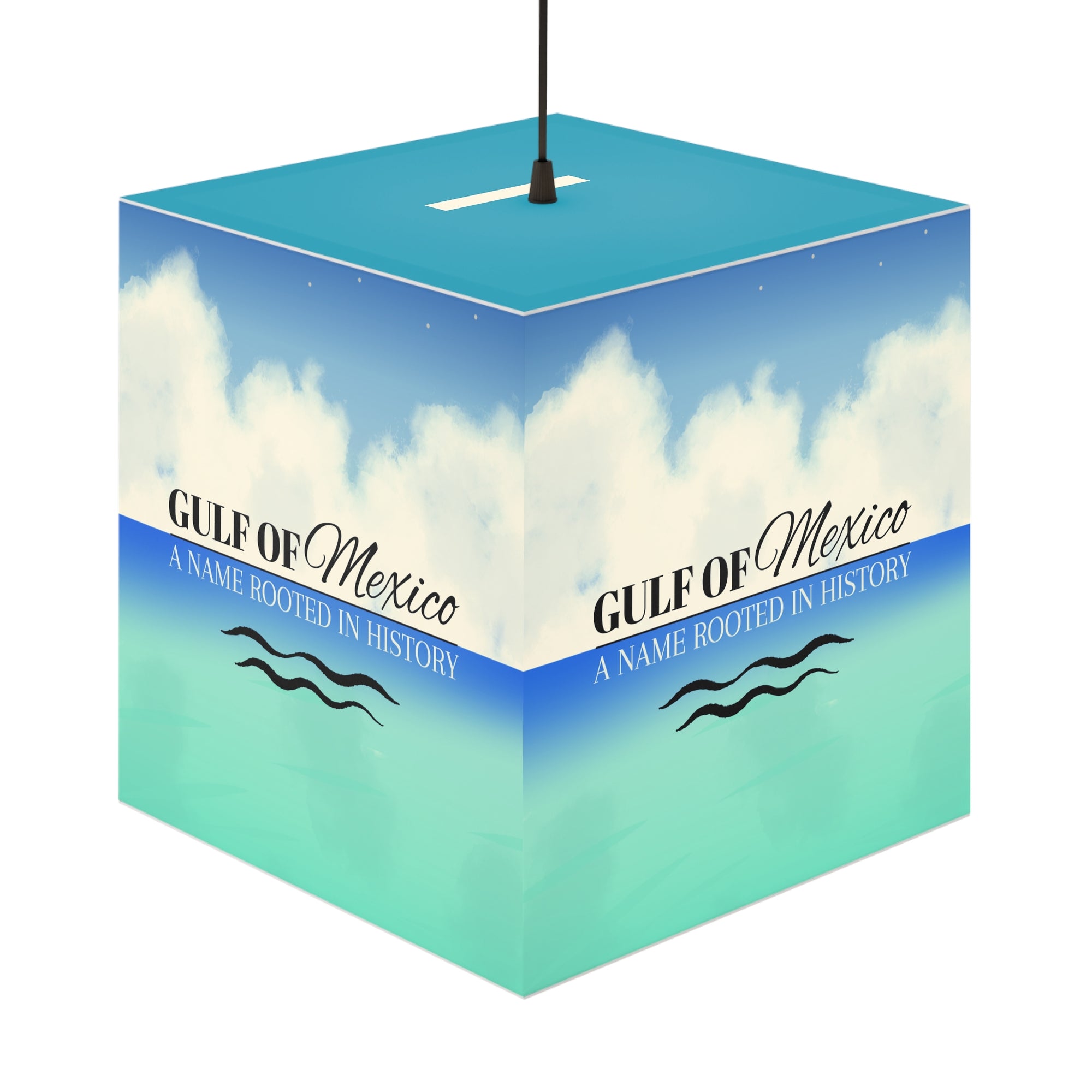 Gulf of Mexico Light Cube Lamp