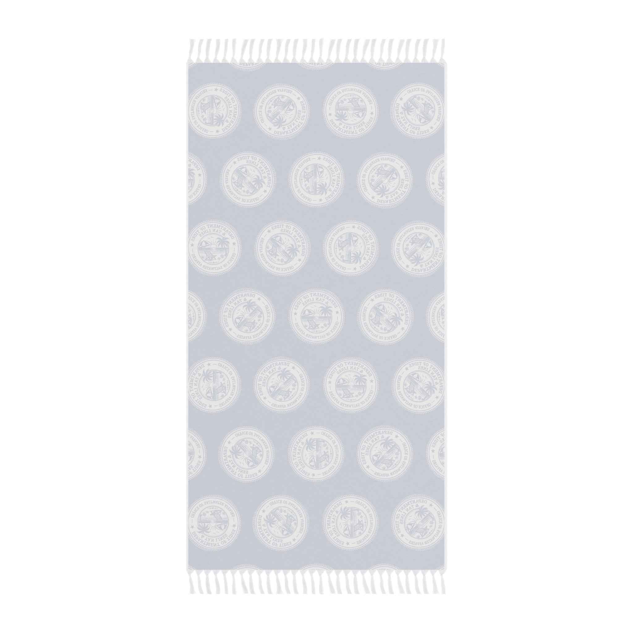 Department of Tides & Tan Lines Beach Blanket – Coastal Seal Boho Towel, Office of Saltwater Affairs