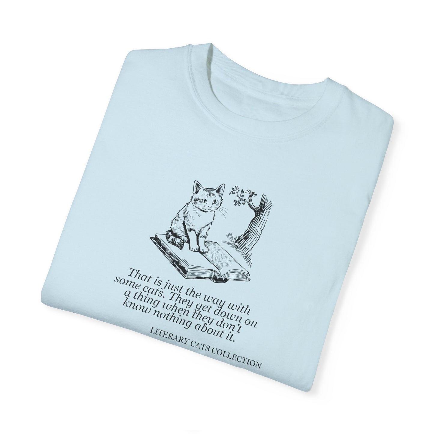 Literary Cat Unisex T-Shirt - Huckleberry Finn