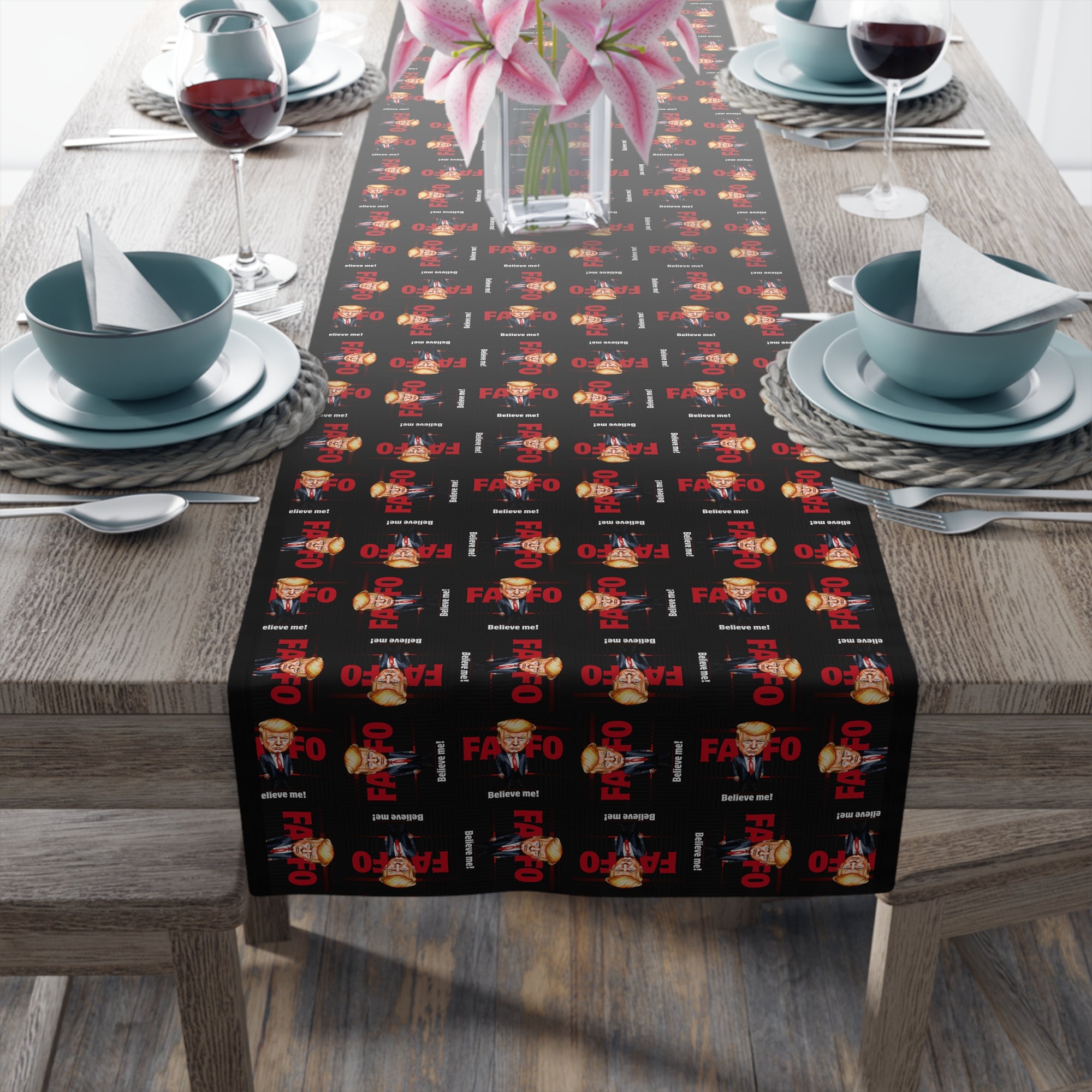 Trump FAFO Stylish Table Runner