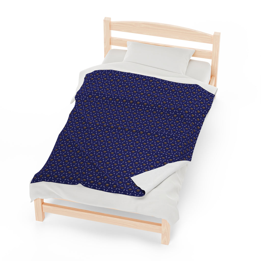 Trump Pattern Velveteen Plush Blanket