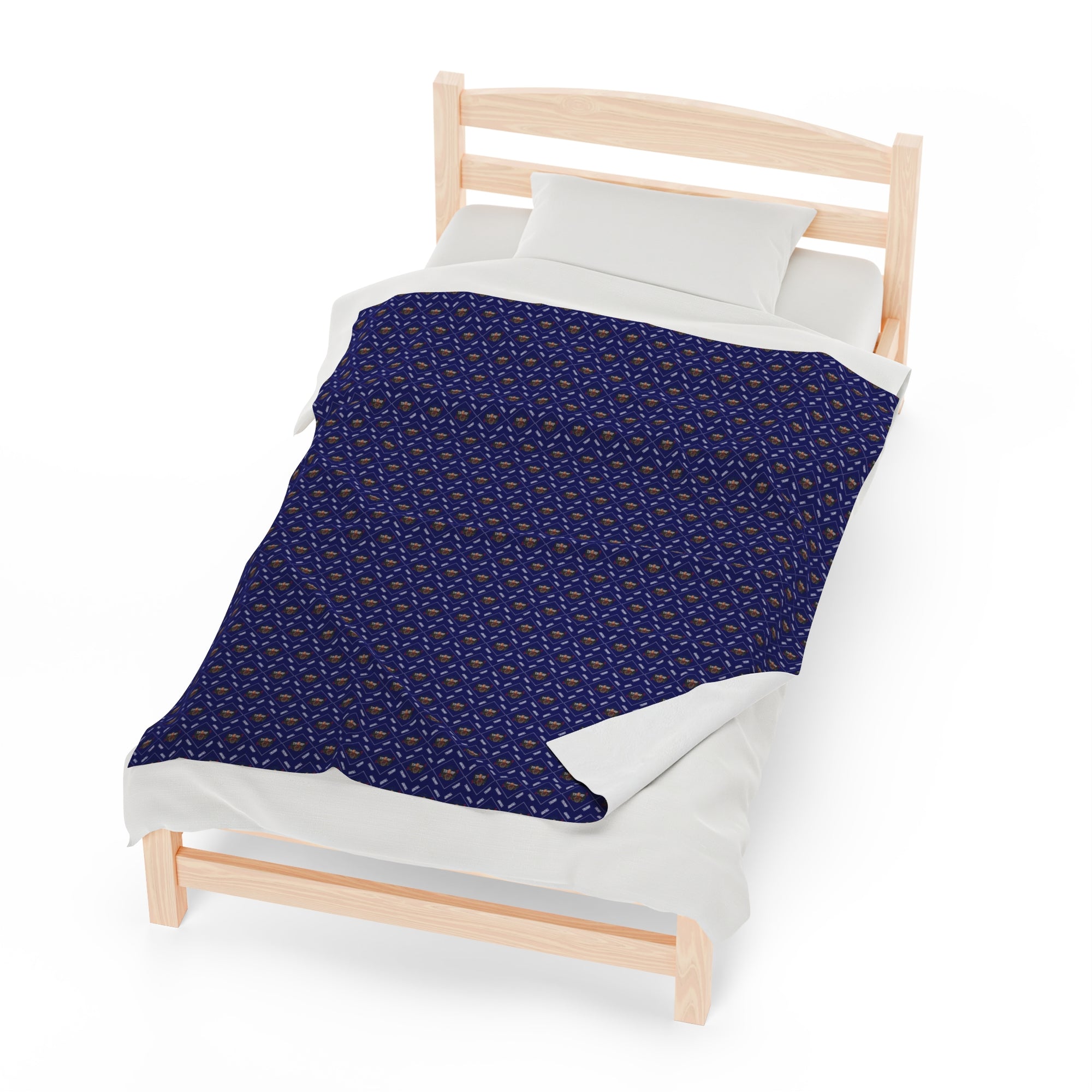 Trump Pattern Velveteen Plush Blanket