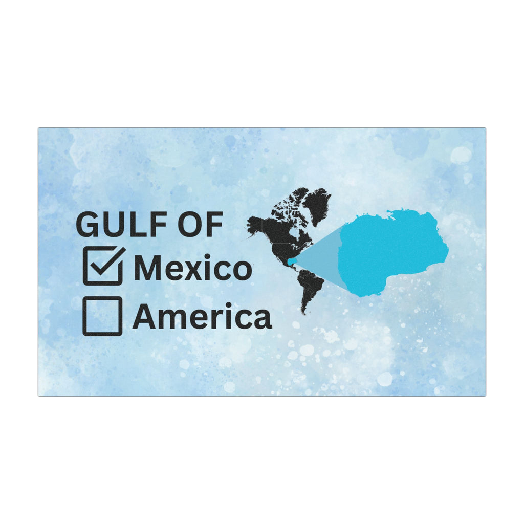 Gulf of Mexico Checkbox Car Magnet
