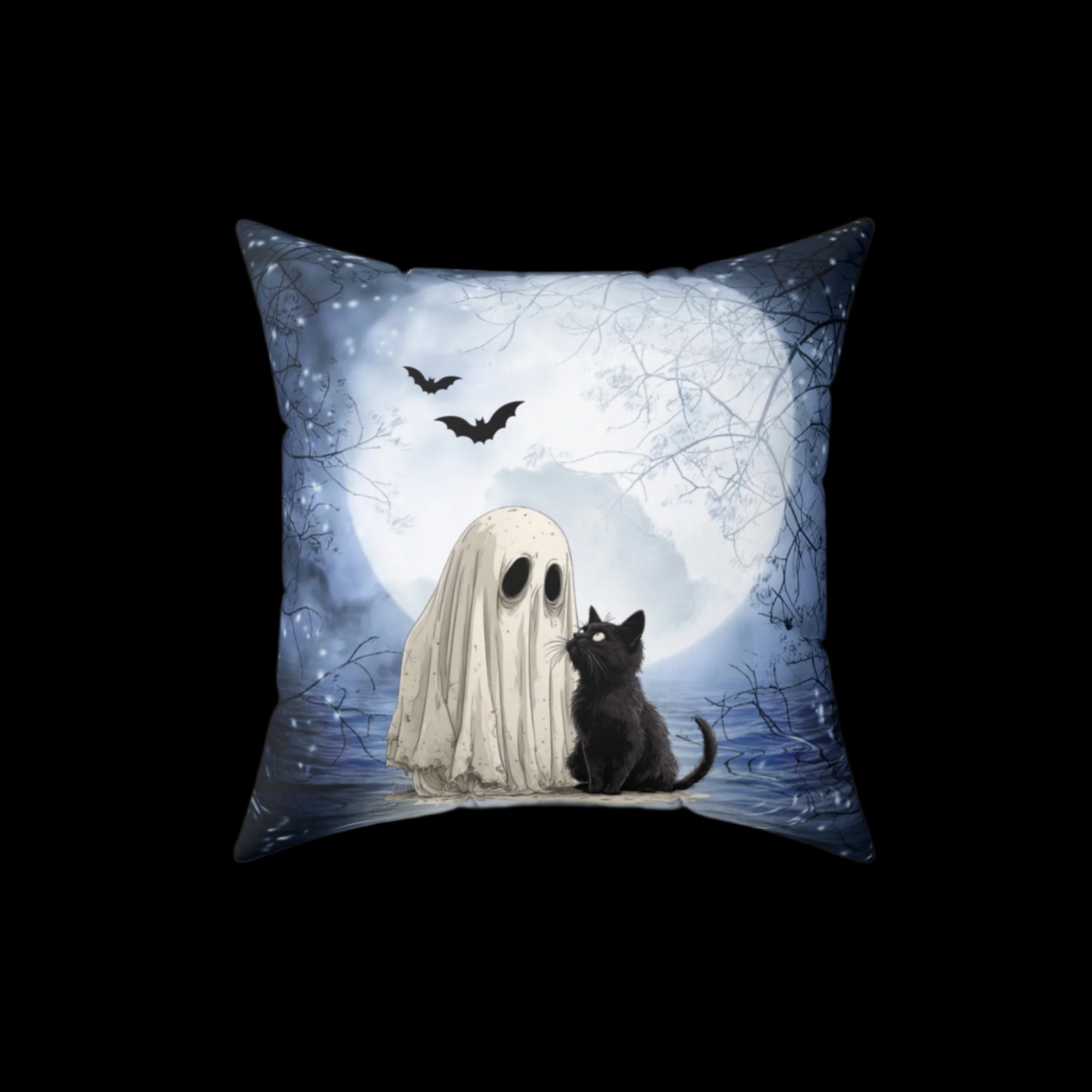 Best Ghostly Friends Decorative Pillow, Home Decor