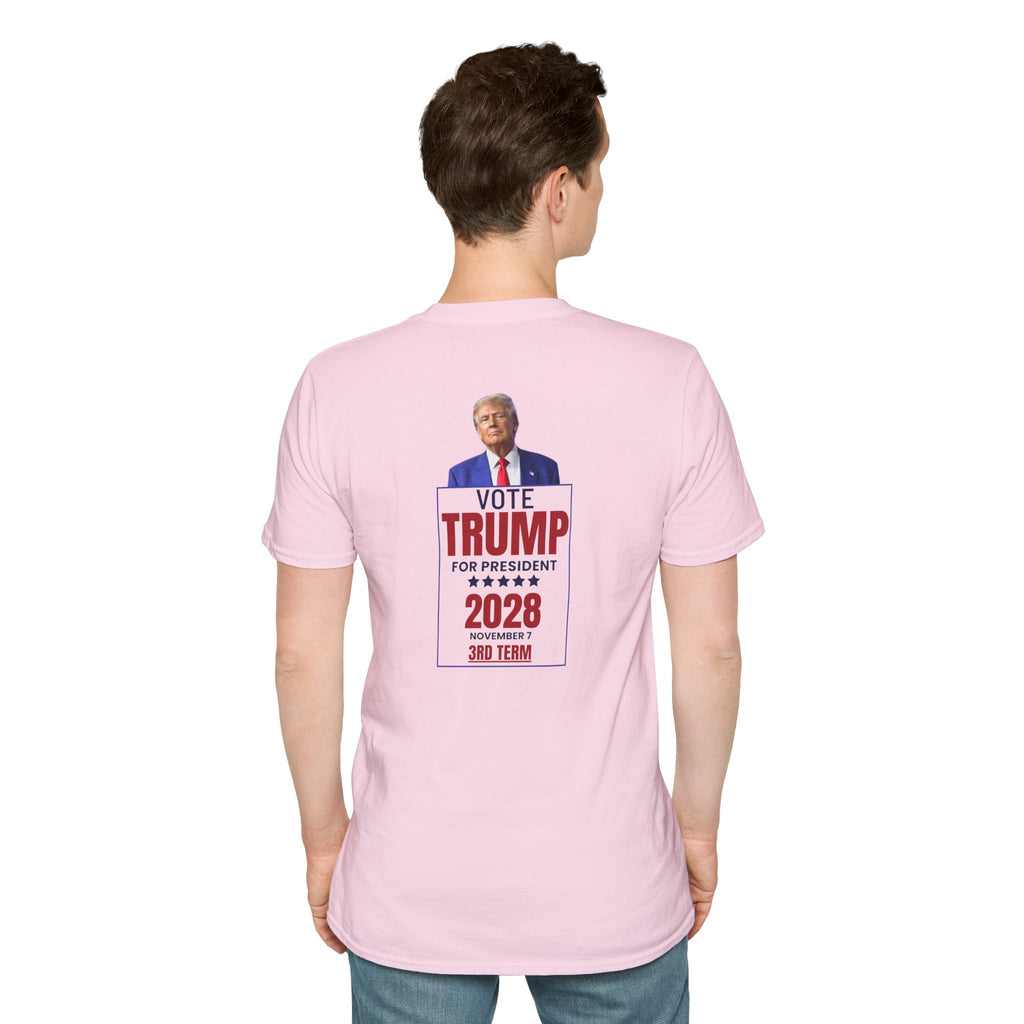 Trump 2028 Unisex Softstyle T-Shirt - Trump for President