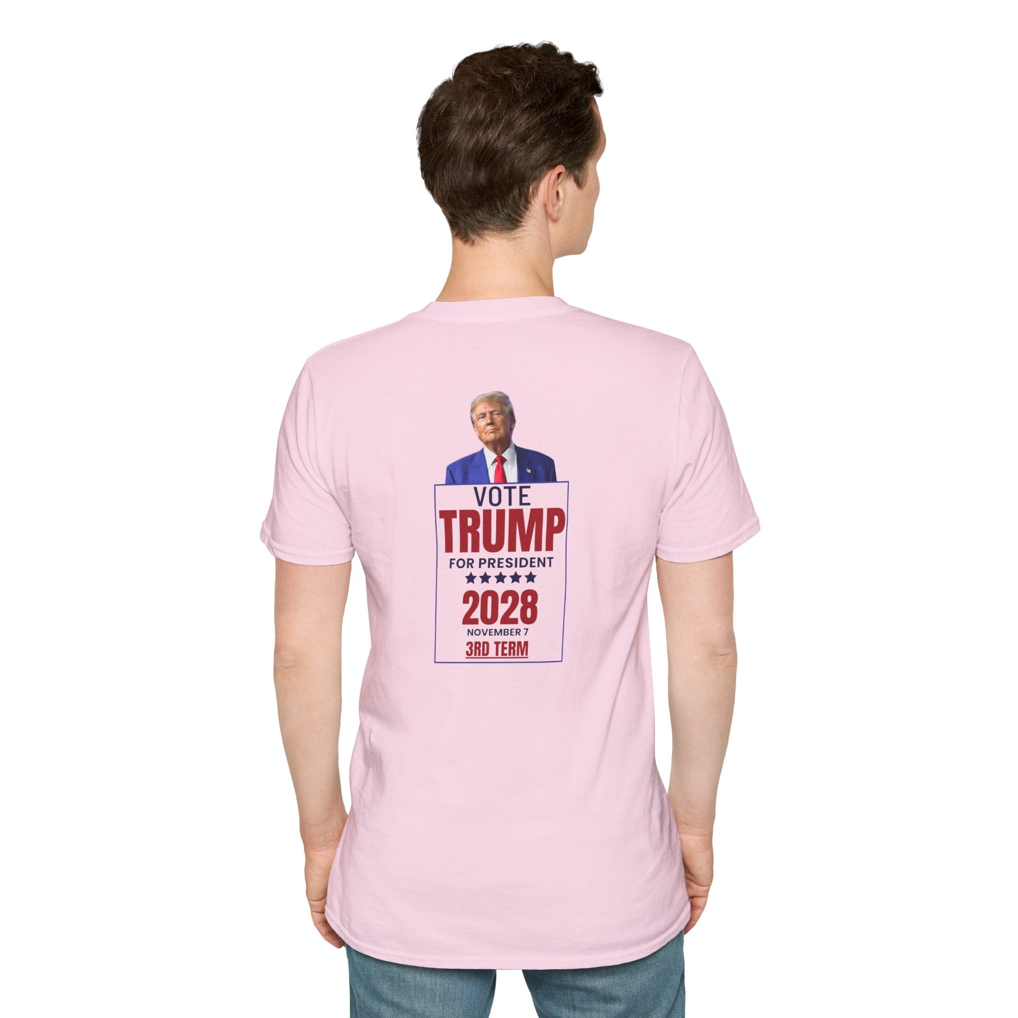 Trump 2028 Unisex Softstyle T-Shirt - Trump for President