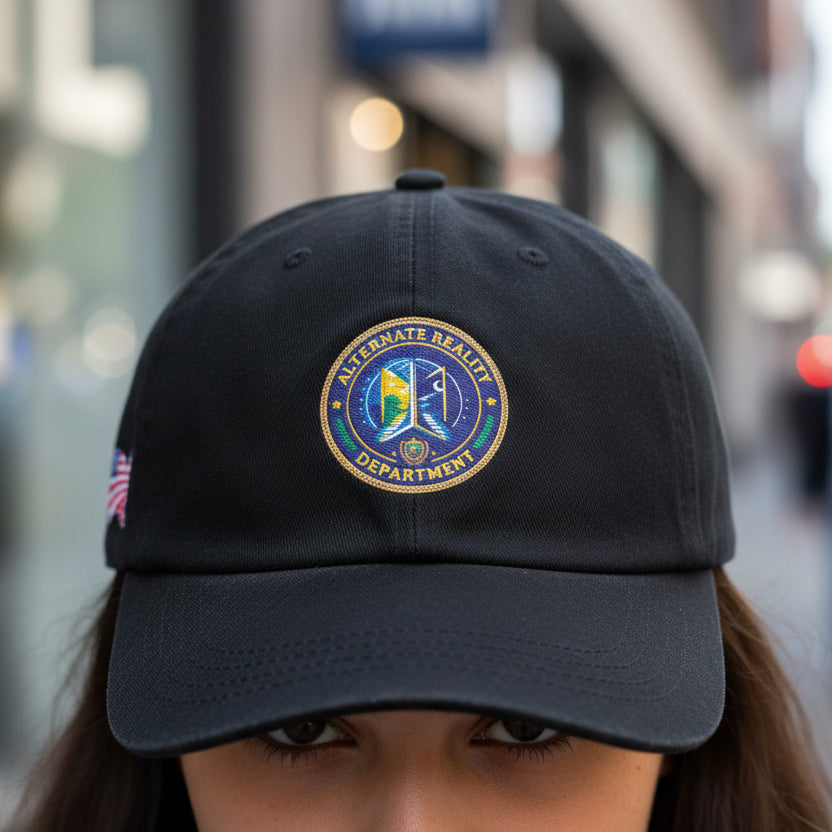 Alternate Reality Department Embroidered Hat – Satirical Seal Cap