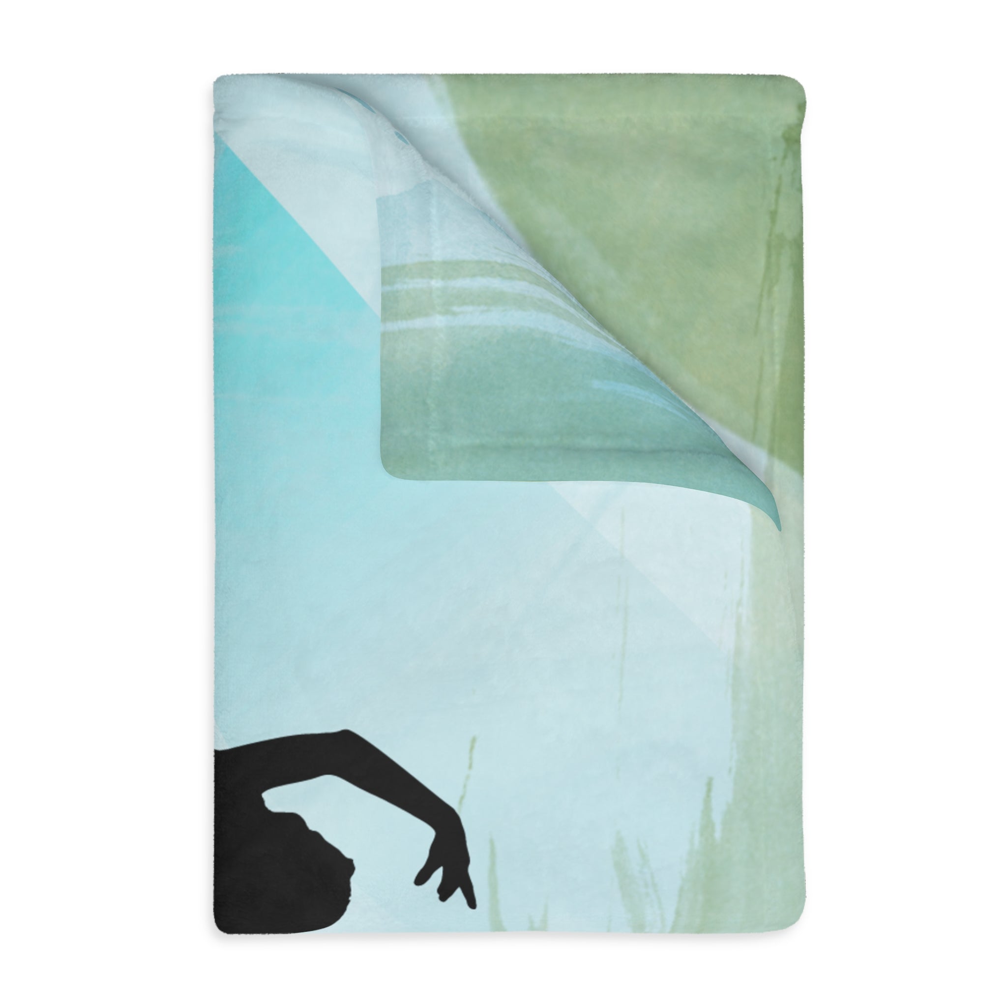 Photo depicting the ​Purrfectly Impurrfect Velveteen Microfiber Blanket (Two-sided print) from EpiAl's Shop.