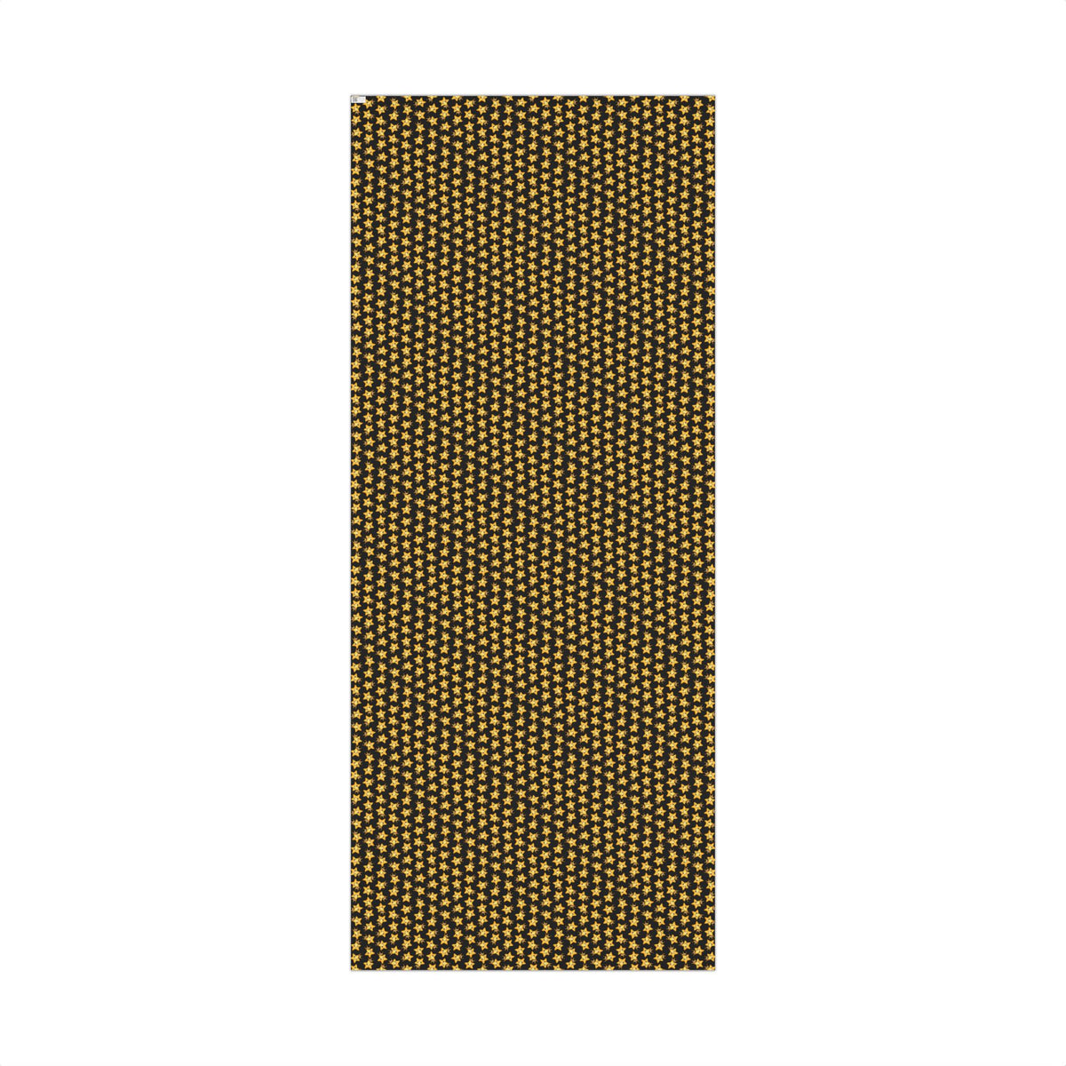 Main Character Crowned Star Wrapping Paper | Cute Black & Gold Gift Wrap