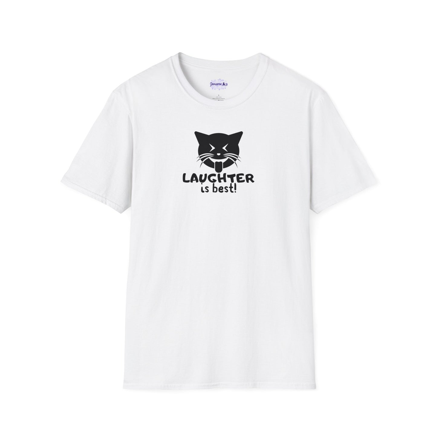 Laughter Unisex Softstyle T - Shirt - T - Shirt - Epileptic Al’s Shop