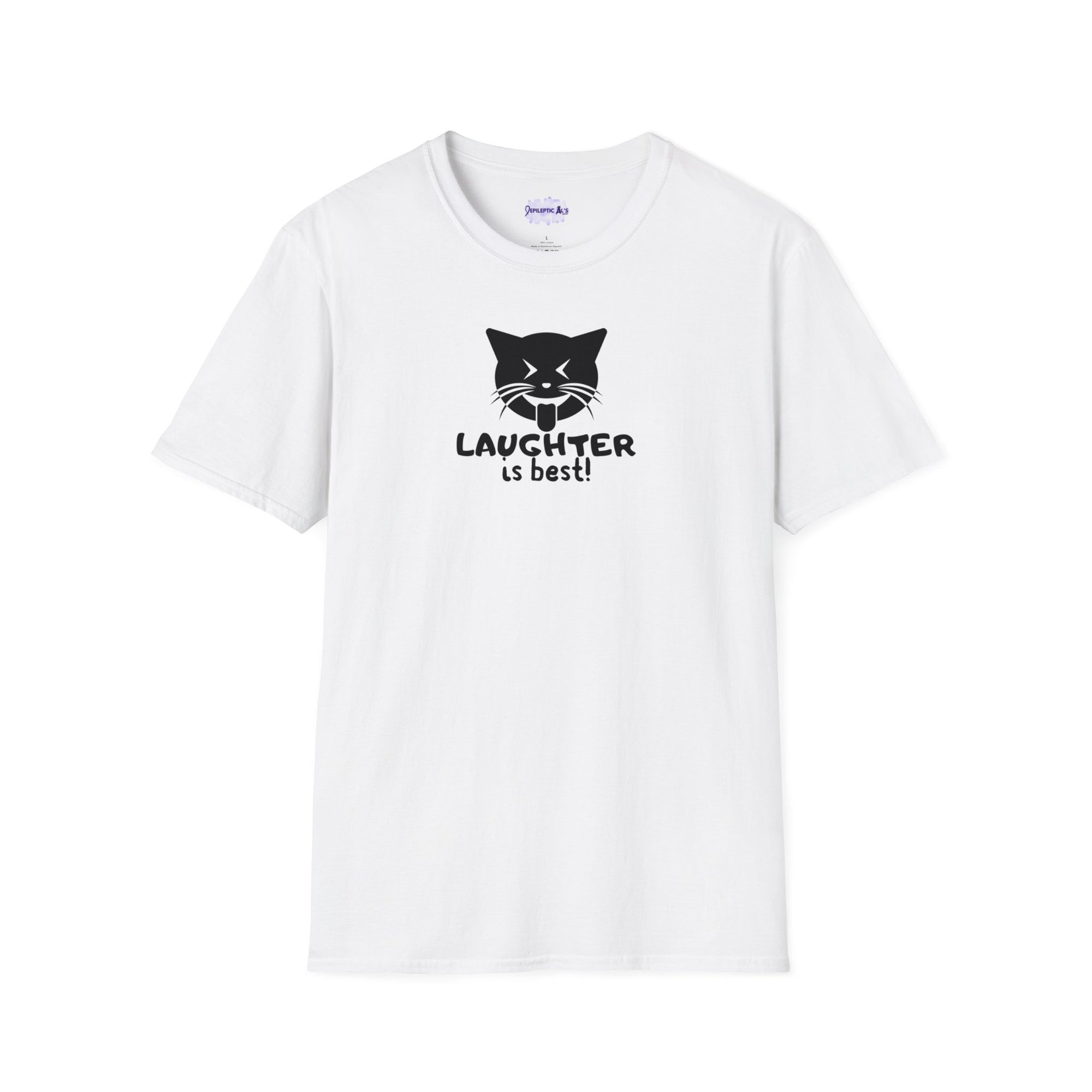 Laughter Unisex Softstyle T - Shirt - T - Shirt - Epileptic Al’s Shop