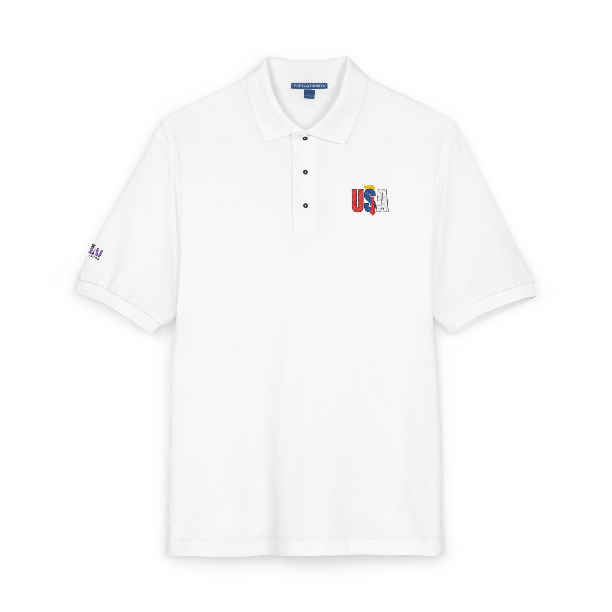 Classic Trump USA Embroidered Unisex Polo Shirt
