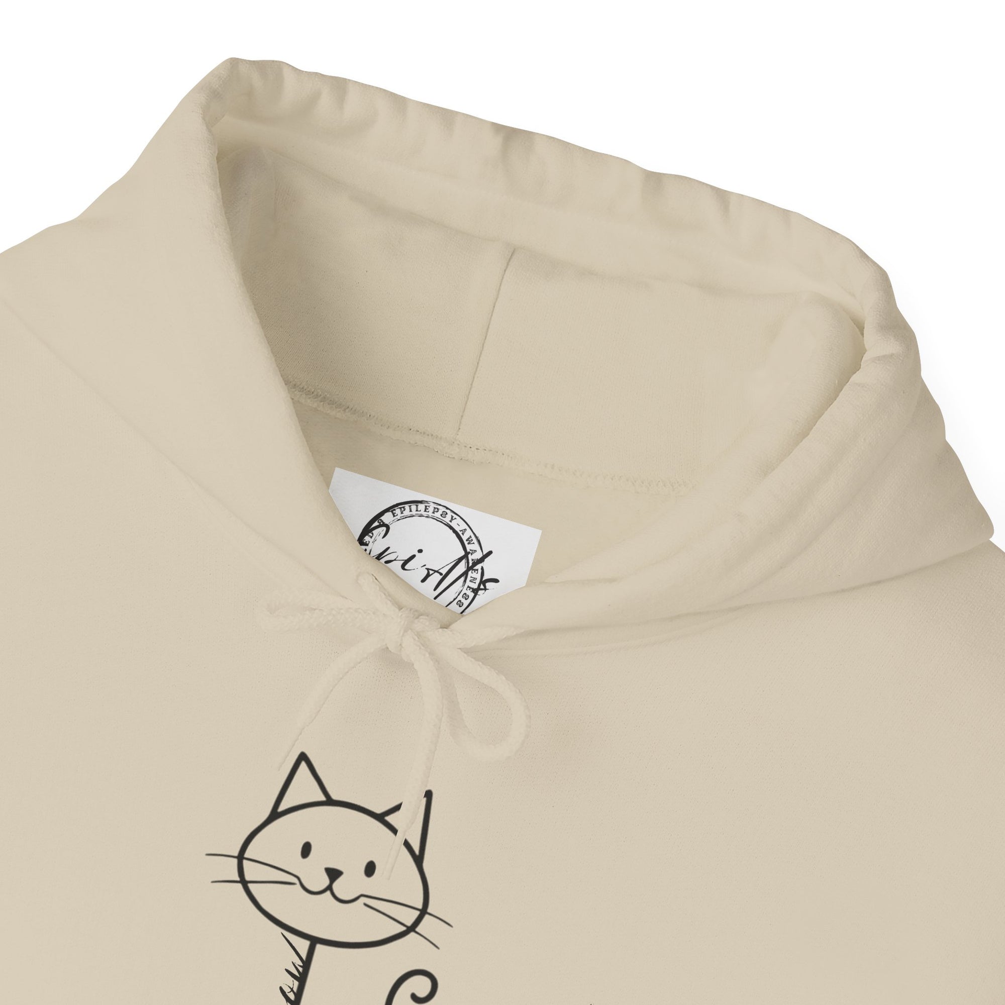 Cozy Stick Cat Lover Hoodie