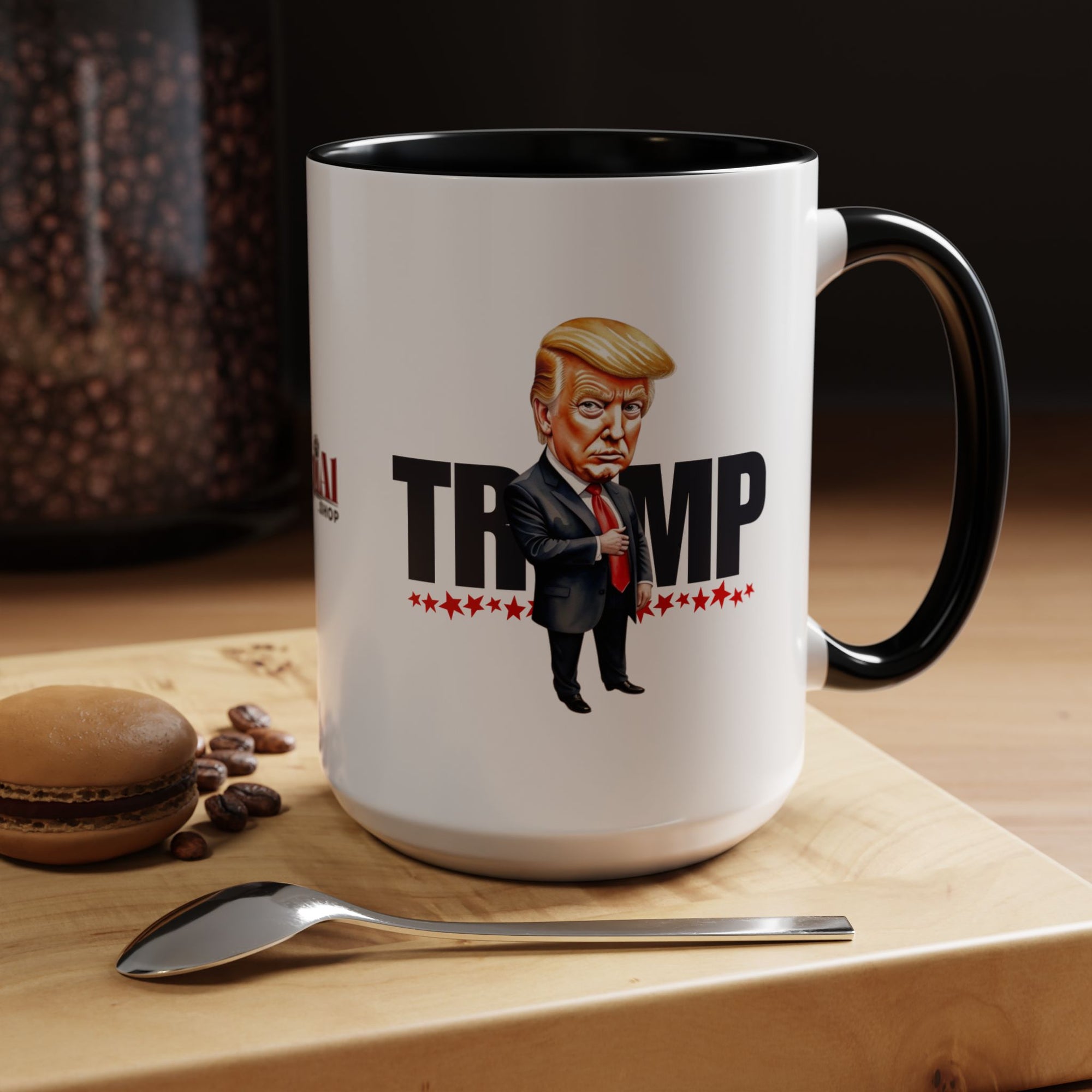 Trump Accent Coffee Mug - 11oz & 15oz, Bold Statement Mugs for Political Enthusiasts