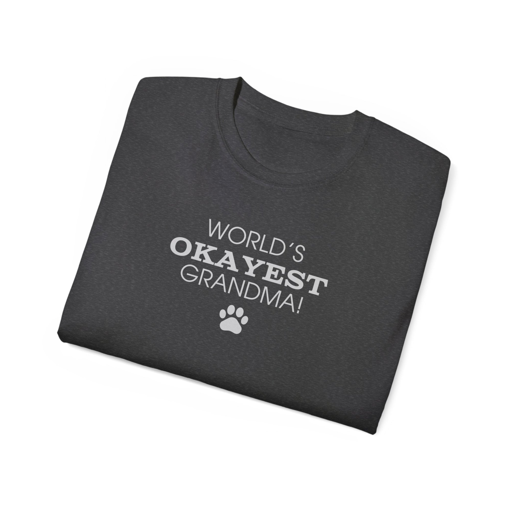 World's Okayest Grandma Ultra Cotton Tee - T - Shirt - Epileptic Al’s Shop