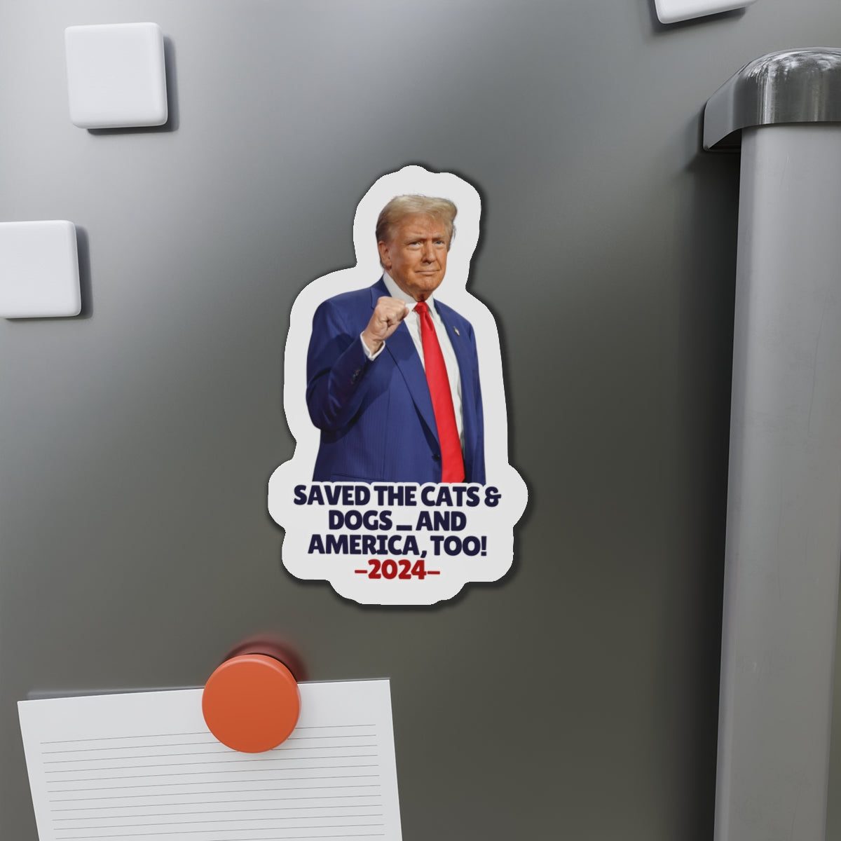 Trump Saved the Cats & Dogs Die-Cut Magnets