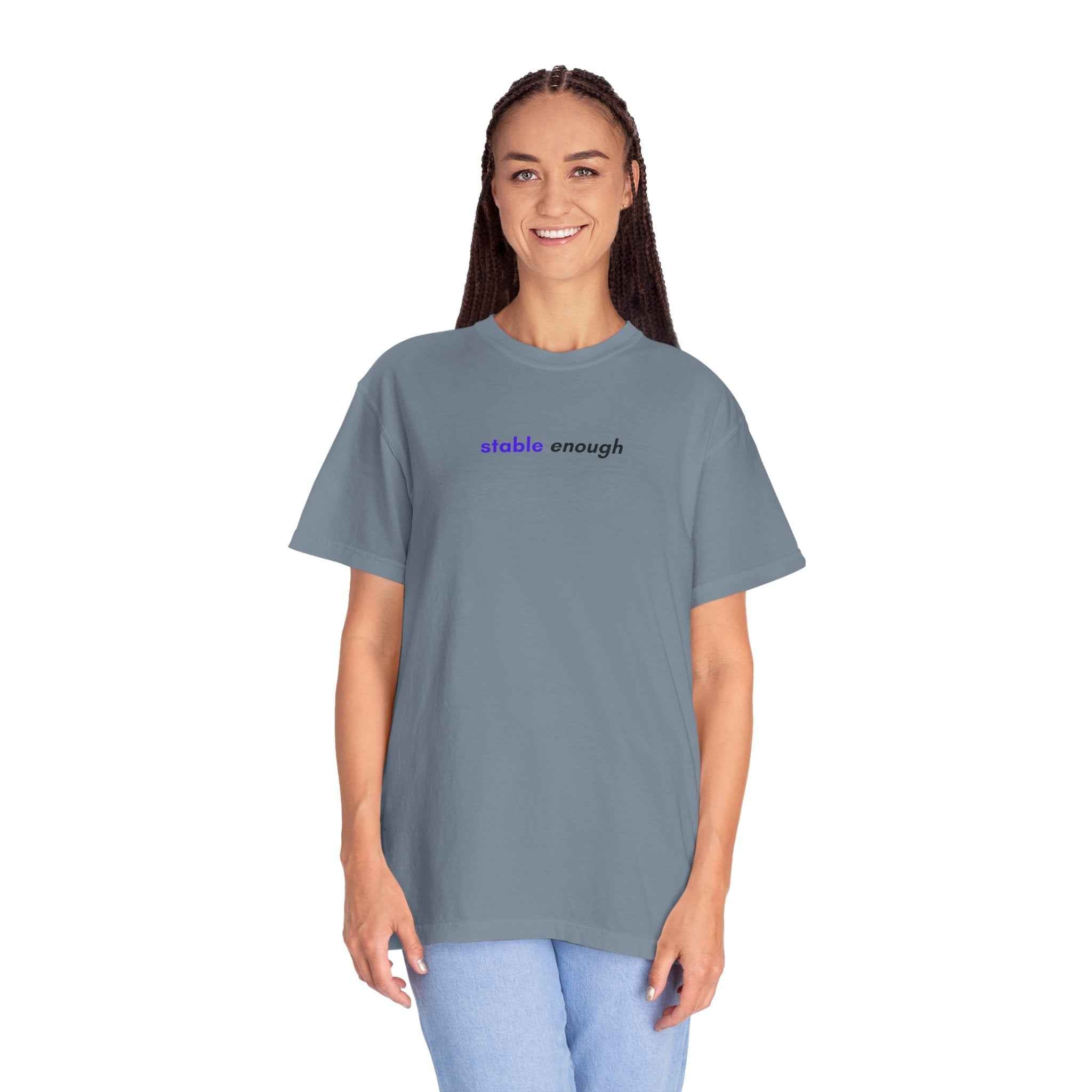 Stable Enough Epilepsy Awareness T-Shirt | Minimal Awareness Tee