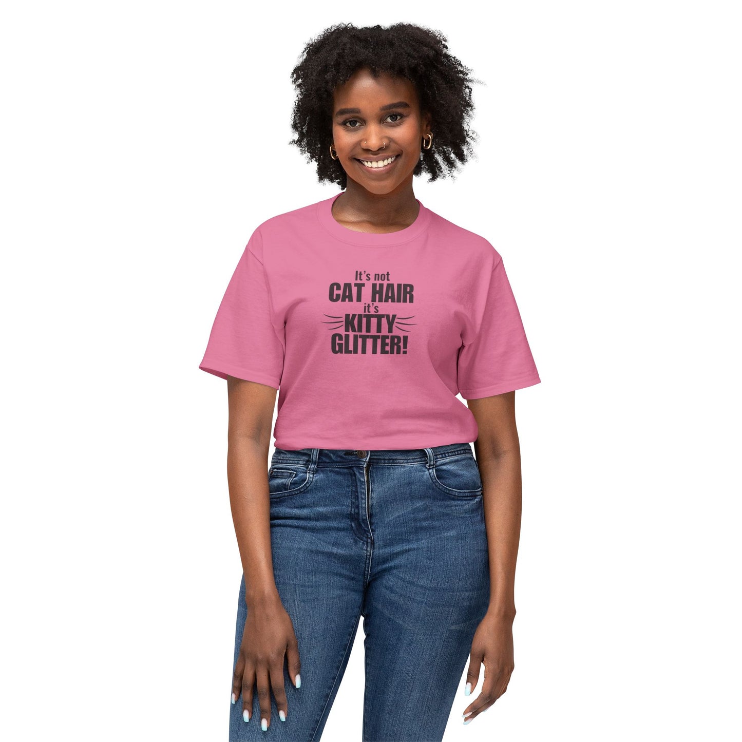 Kitty Glitter Unisex HD Cotton™ T - shirt - T - Shirt - Epileptic Al’s Shop