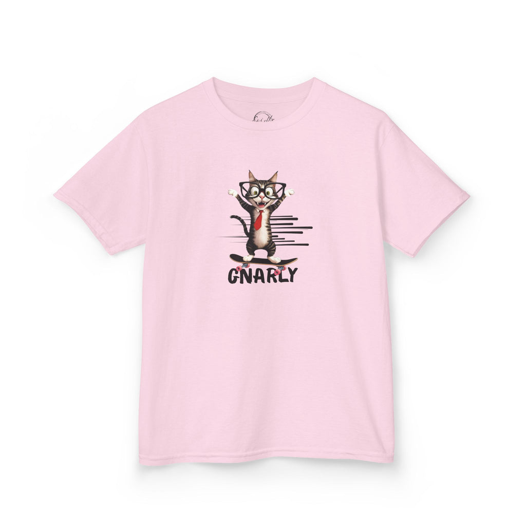Kids Gnarly Cat Tee - Fun and Playful Cotton T-Shirt for Children