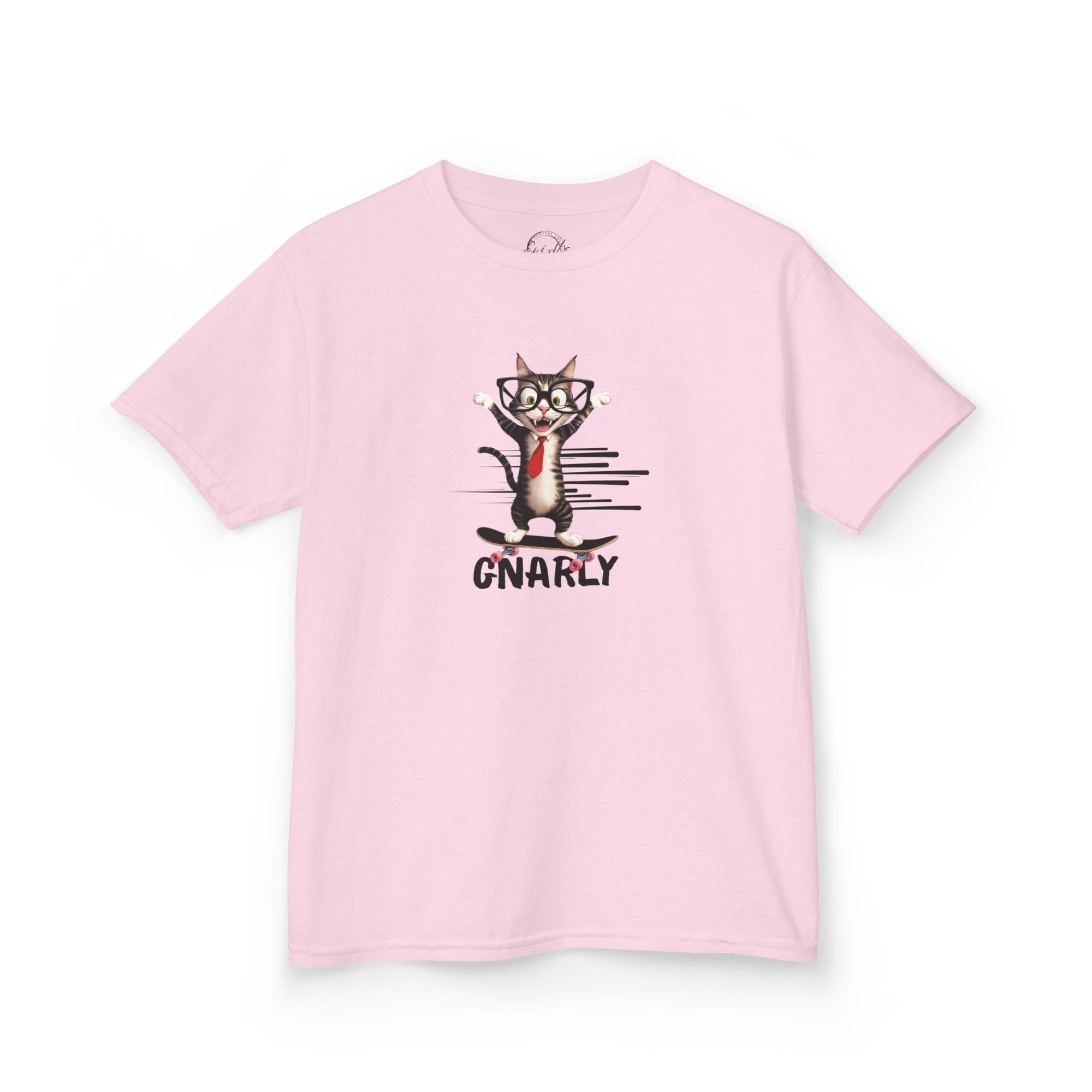 Kids Gnarly Cat Tee - Fun and Playful Cotton T-Shirt for Children