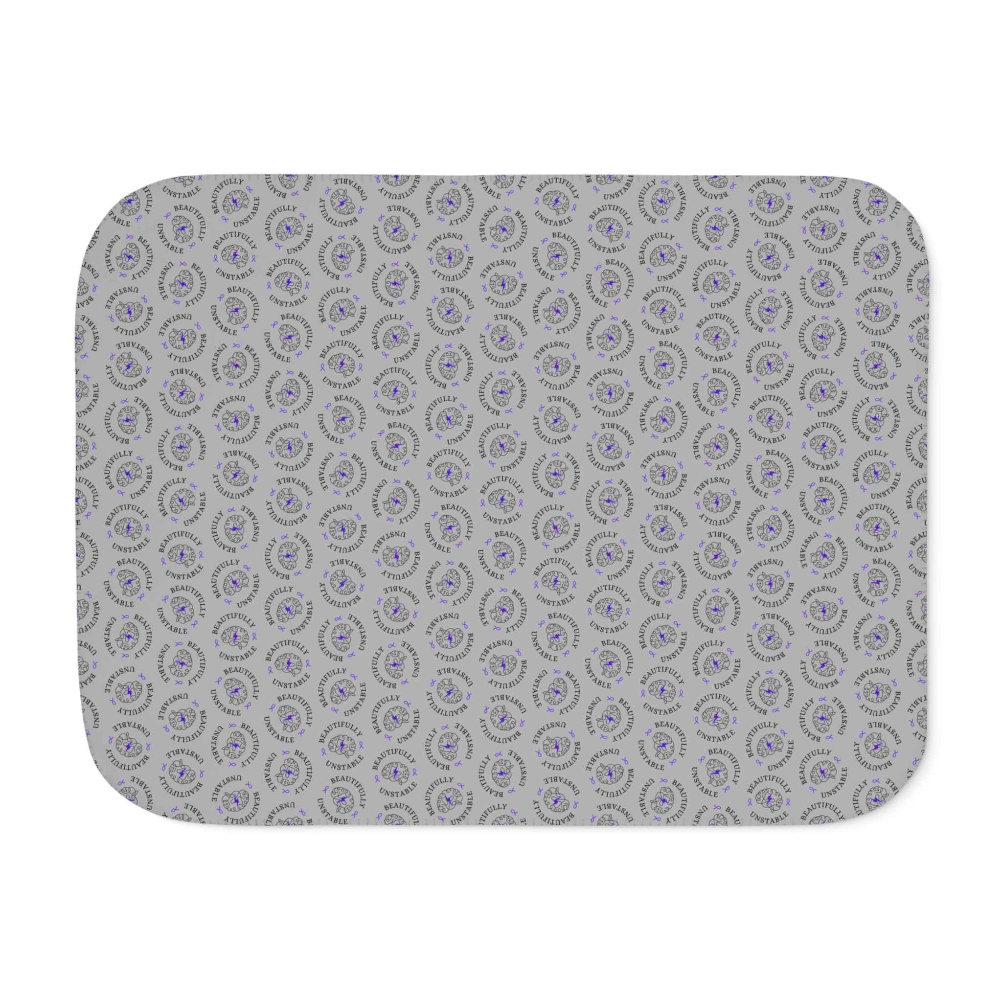 Beautifully Unstable Sherpa Blanket – Cozy Awareness Throw