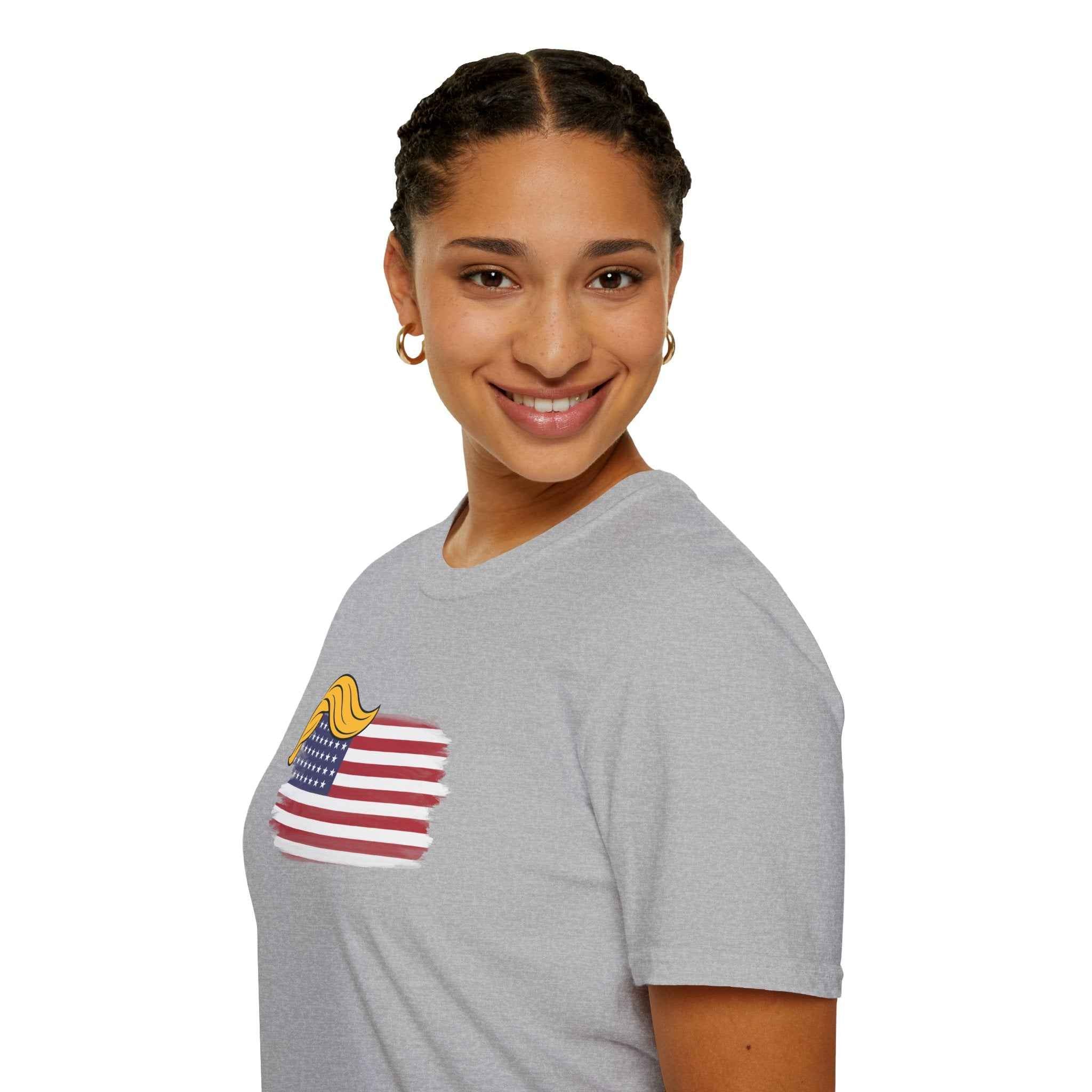 Swoop & Stripes Parody Tee – Unisex Soft Cotton T-Shirt