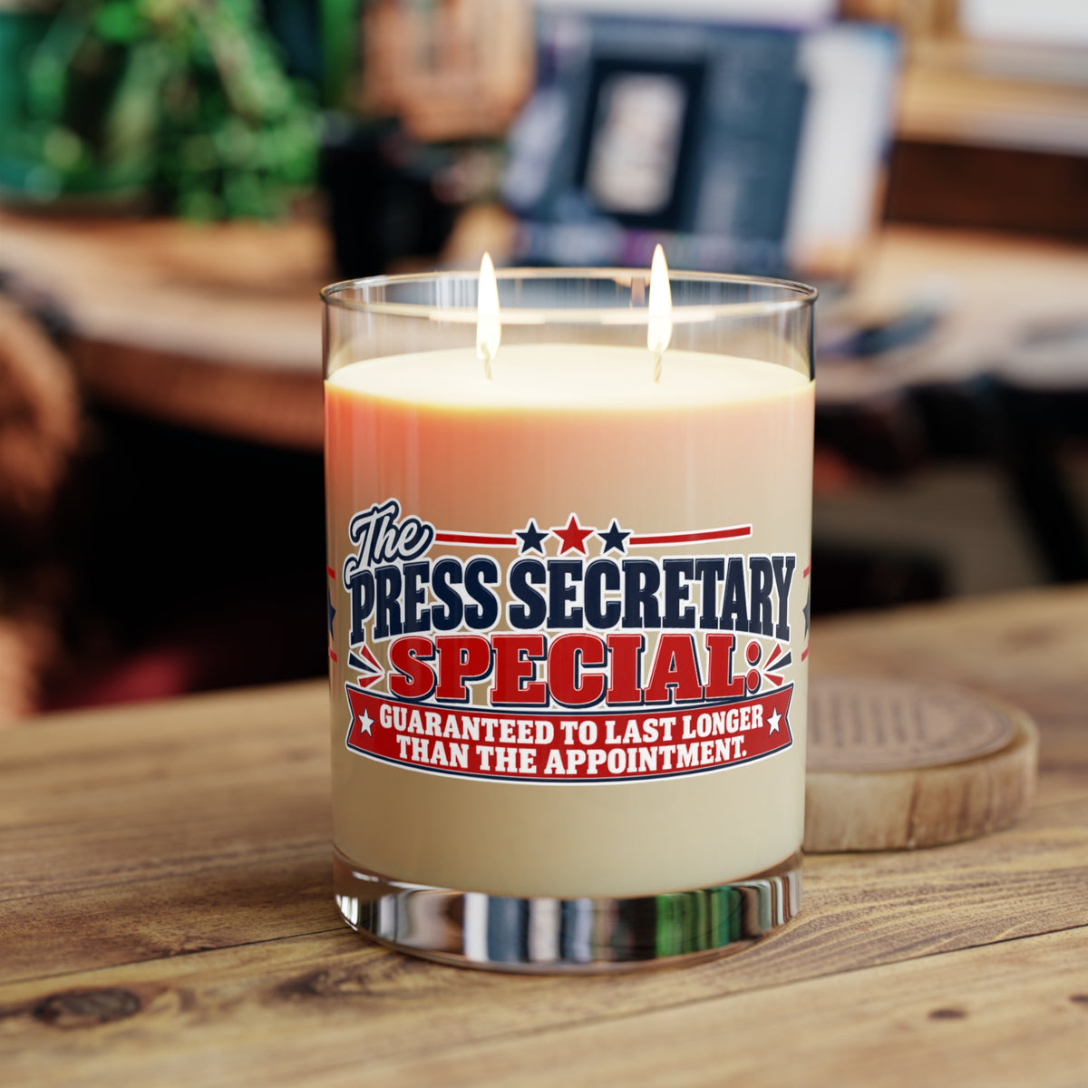 The Press Secretary Special | Funny Political Satire Scented Soy Candle
