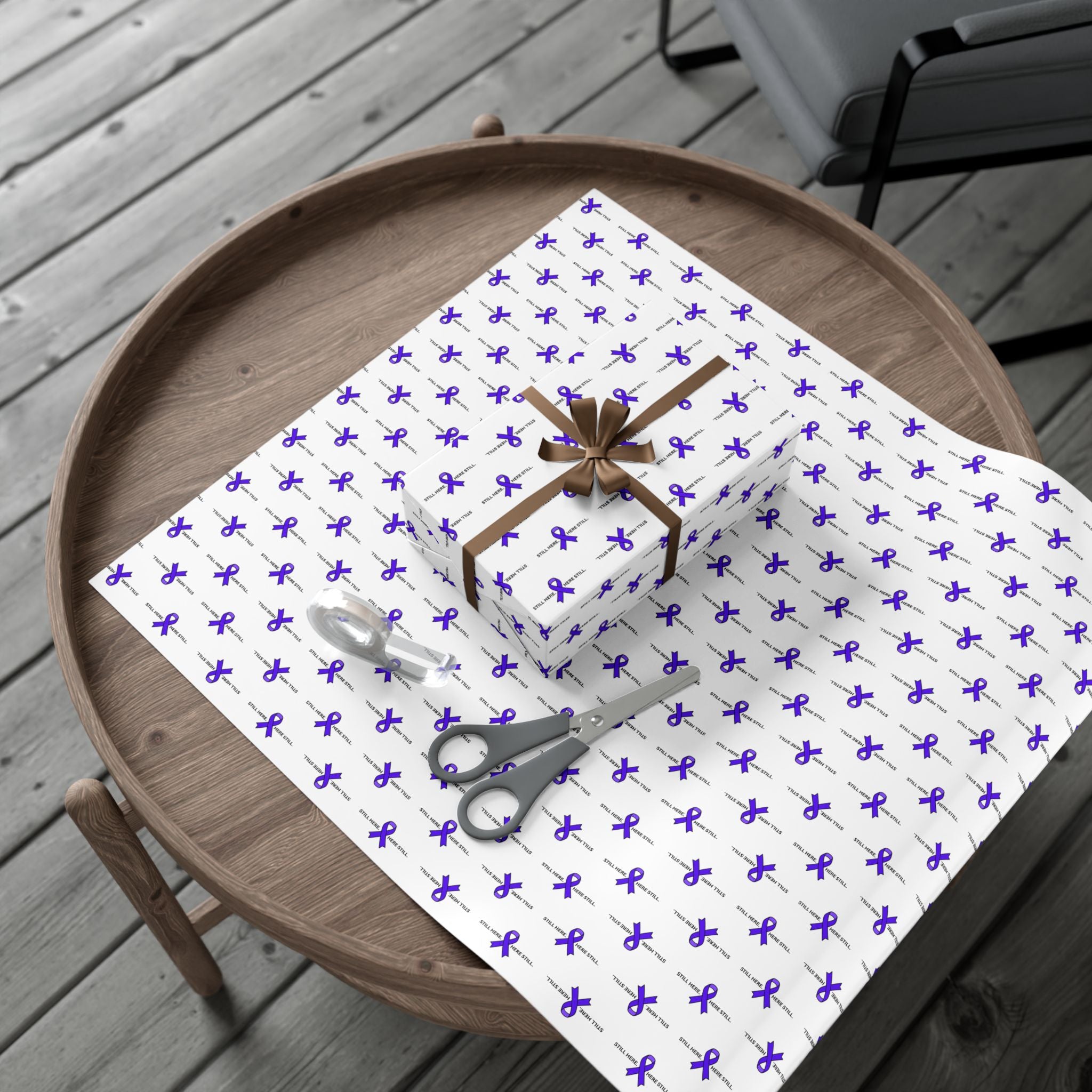 Still Here. Here Still. Gift Wrap Paper (Epilepsy Awareness)
