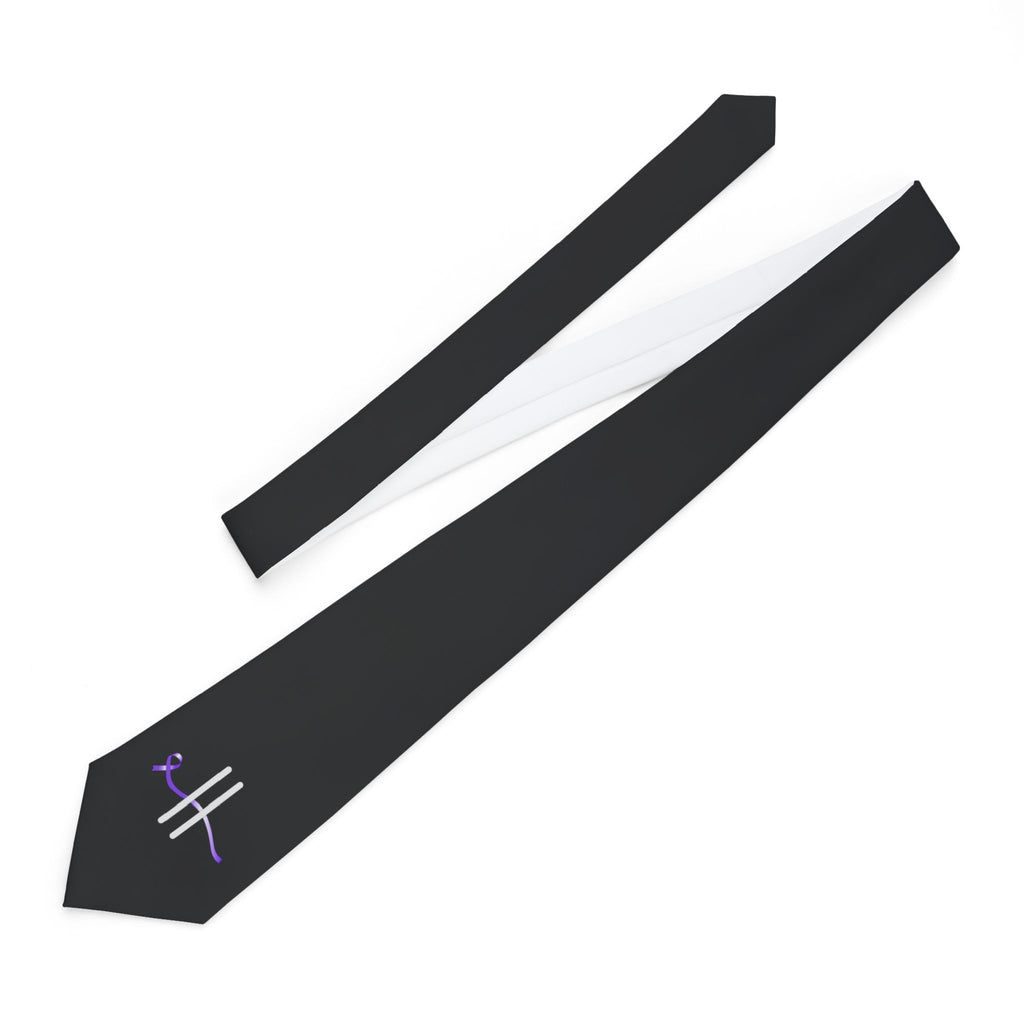 Quiet Signal Epilepsy Awareness Necktie