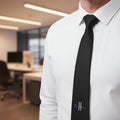 Quiet Signal Epilepsy Awareness Necktie