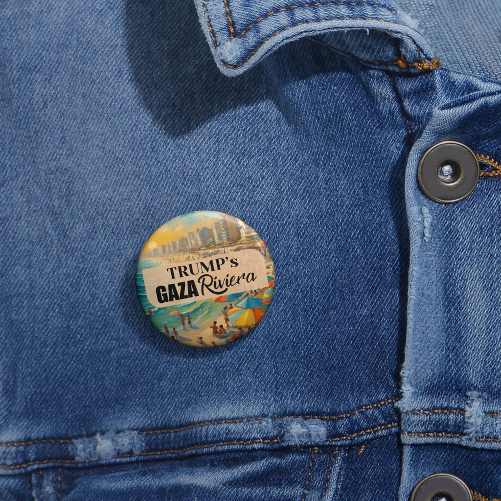 Trump’s Gaza Riviera Seaside Button