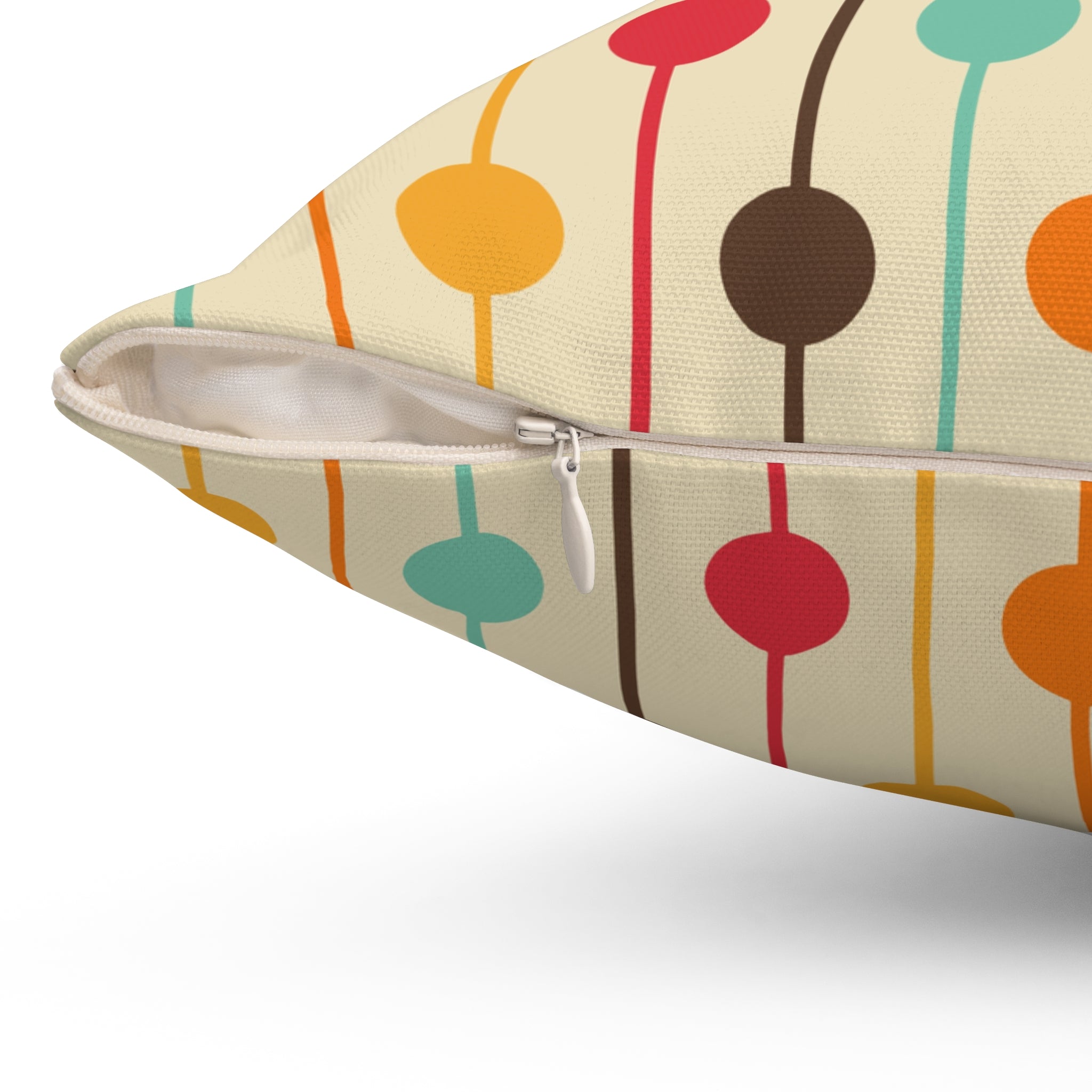 Mid-Century Cat Eyes Retro Throw Pillow