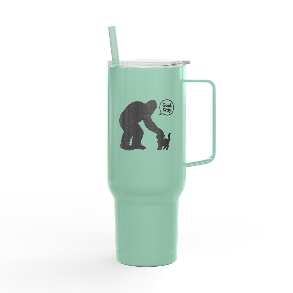 Bigfoot & Cat “Good, Kitty.” 40 oz Insulated Tumbler