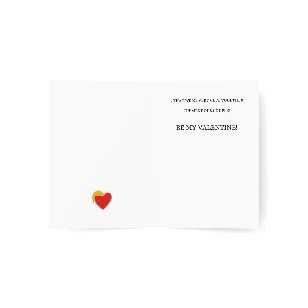 Many People Are Saying… Political Parody Valentine’s Greeting Card