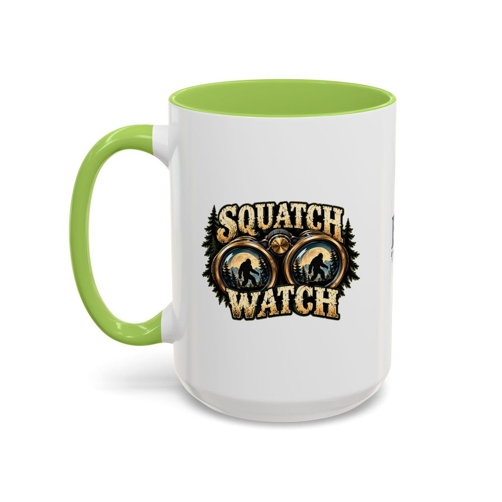 Squatch Watch Bigfoot Mug | Two-Tone Sasquatch Coffee Cup (11oz/15oz)