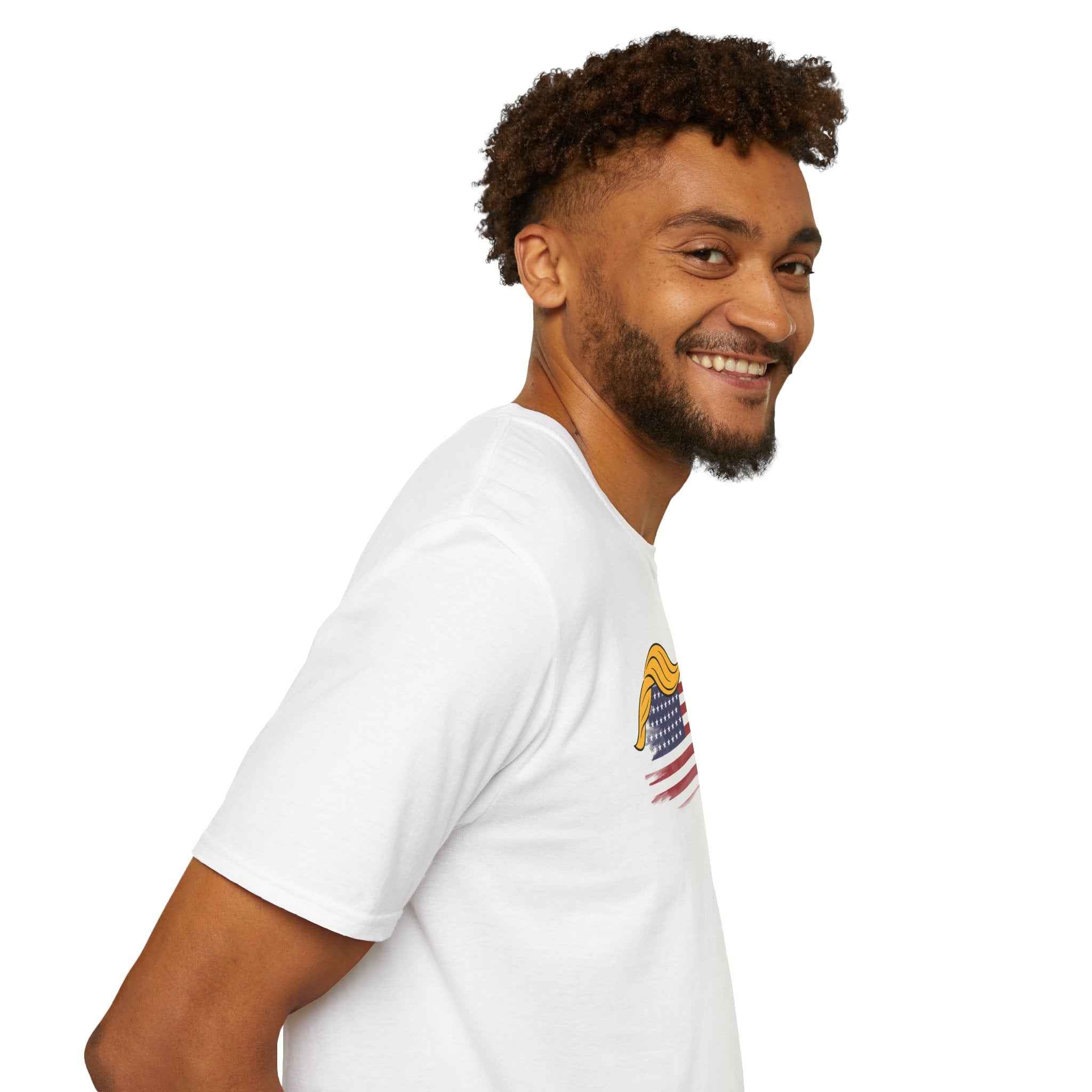 Swoop & Stripes Parody Tee – Unisex Soft Cotton T-Shirt