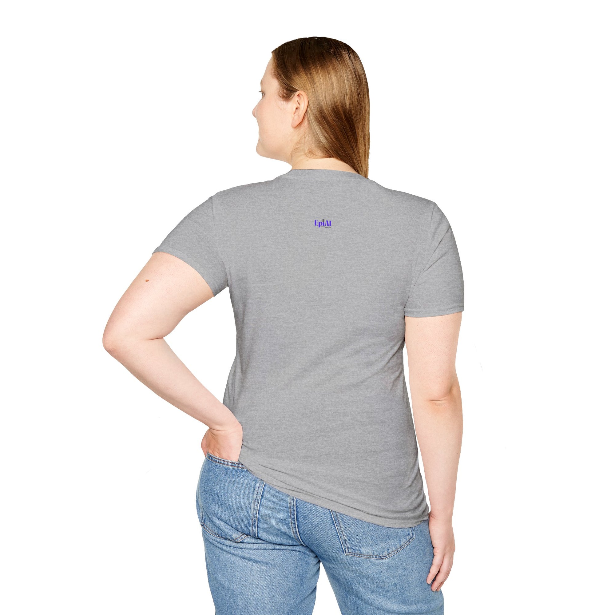 Brain Power Unisex Softstyle T-Shirt, Purple Ribbon Tee