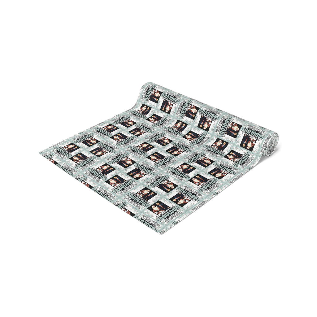 Trump Santa Fabulous List Christmas Table Runner